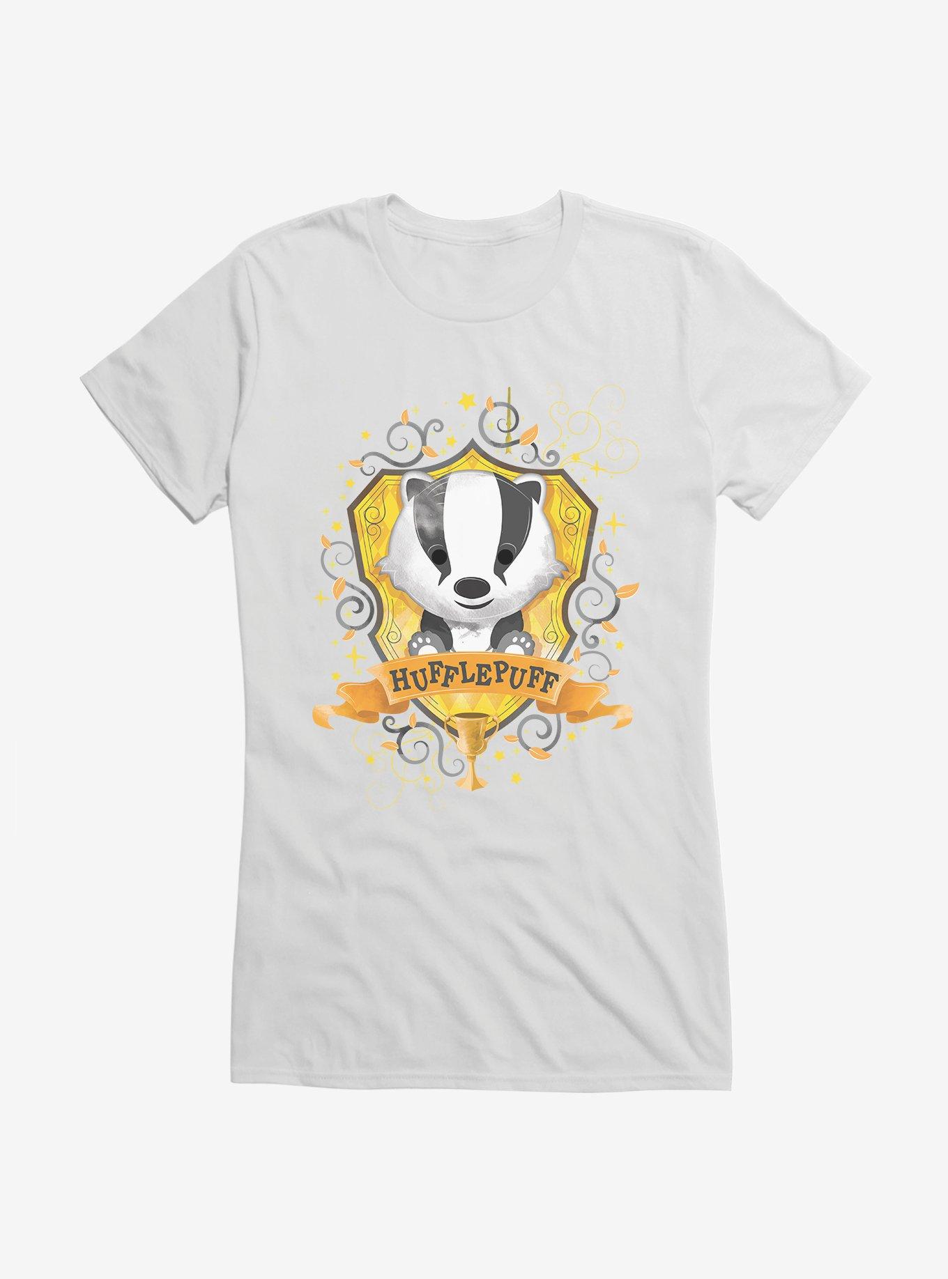 Harry Potter Hufflepuff Graphic Gold Cup Girls T-Shirt
