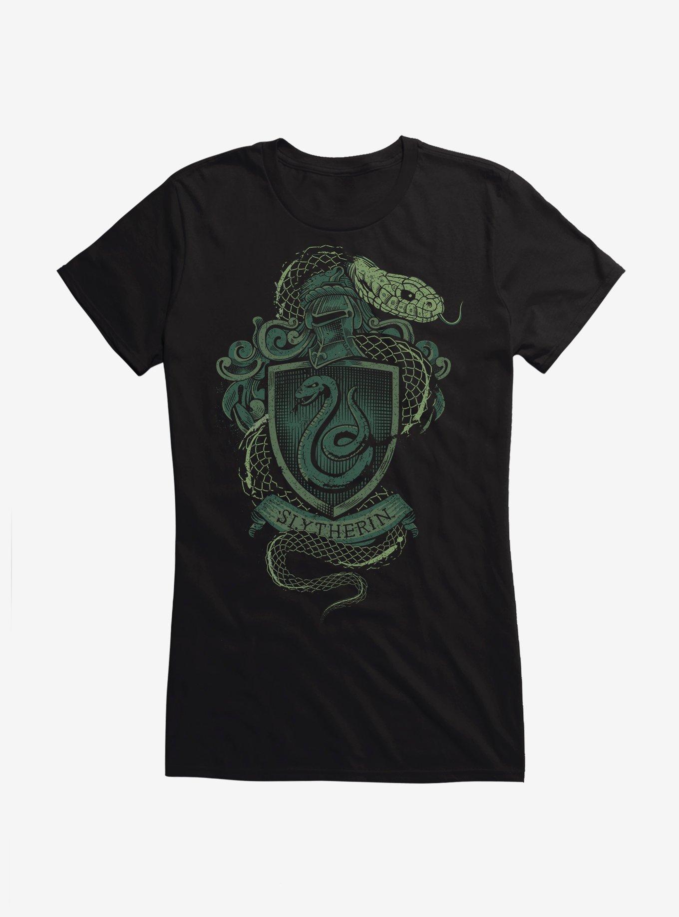 Harry Potter Slytherin Crest Girls T-Shirt, , hi-res