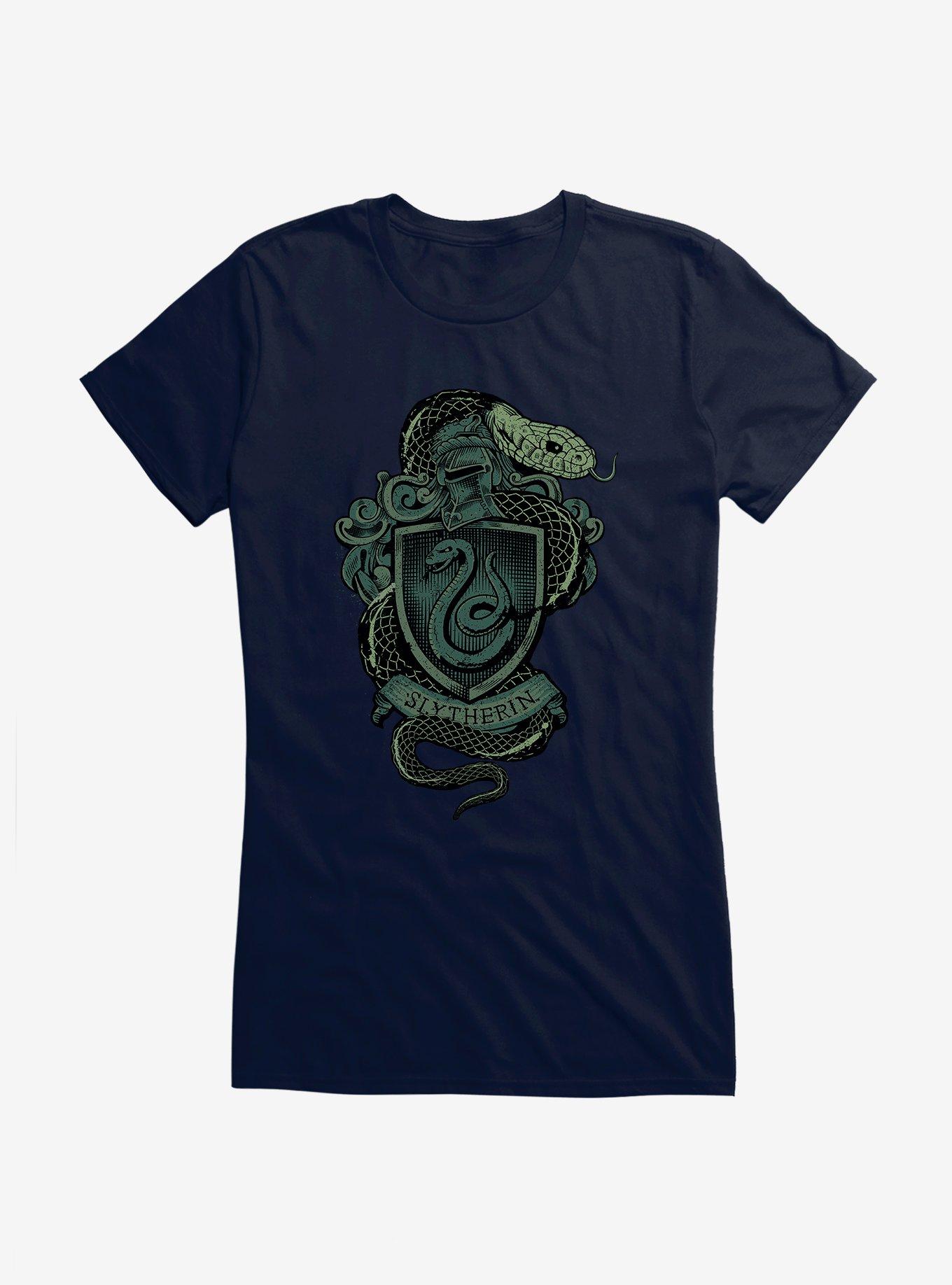 Harry Potter Slytherin Crest Girls T-Shirt, , hi-res