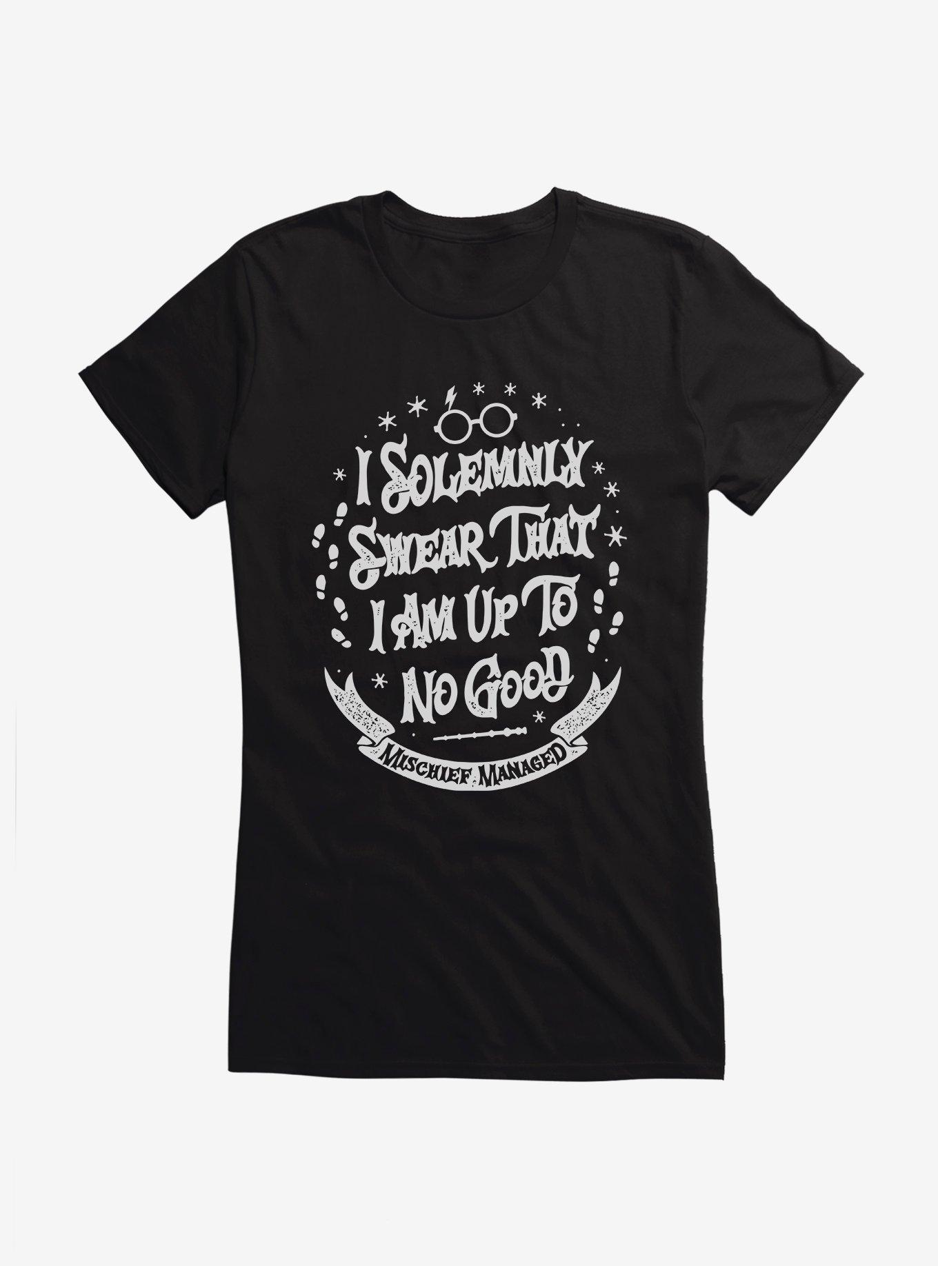 Harry Potter Solemnly Swear No Good Girls T-Shirt, , hi-res