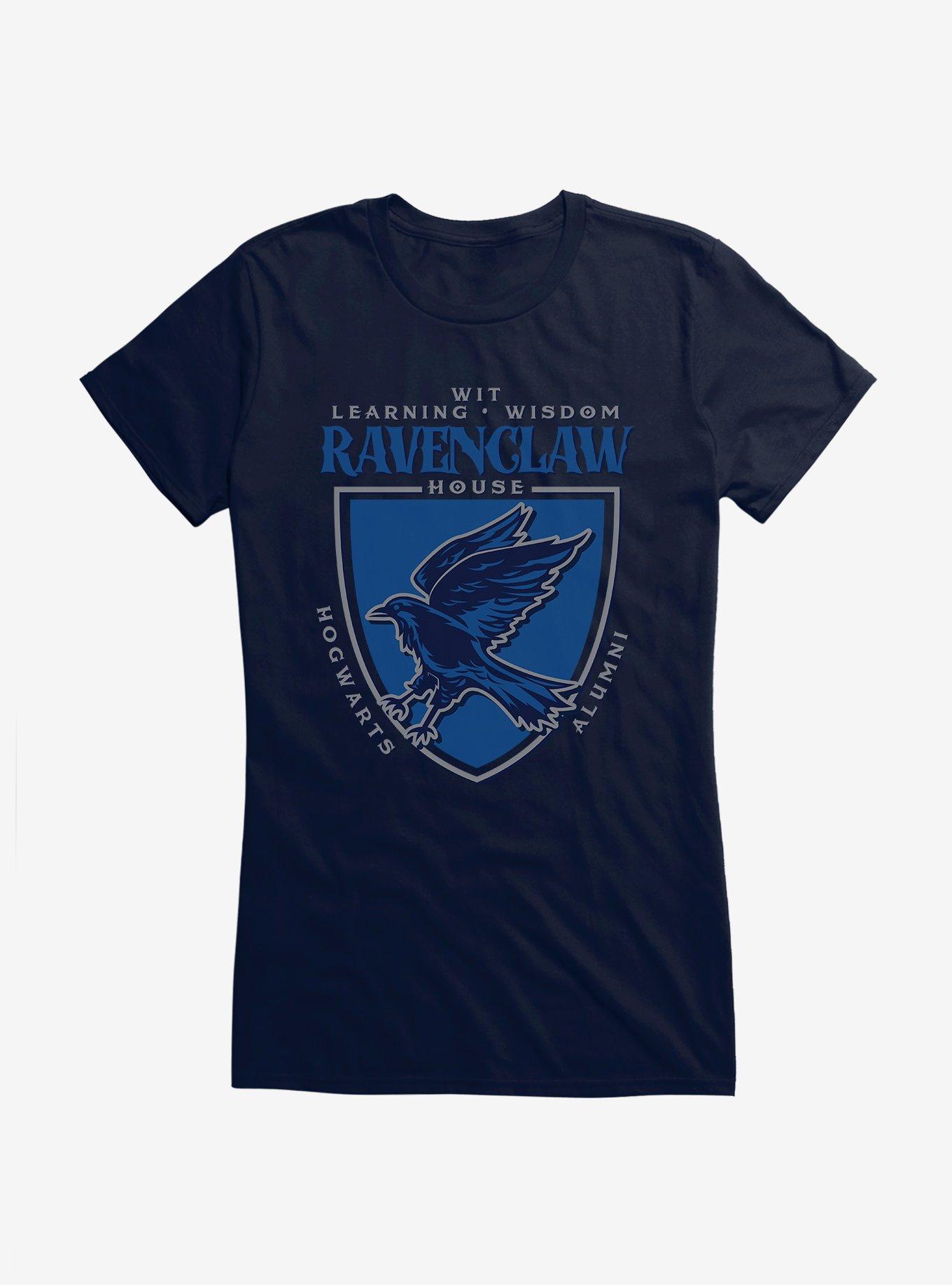 Harry Potter Ravenclaw Alumni Crest Girls T-Shirt, NAVY, hi-res