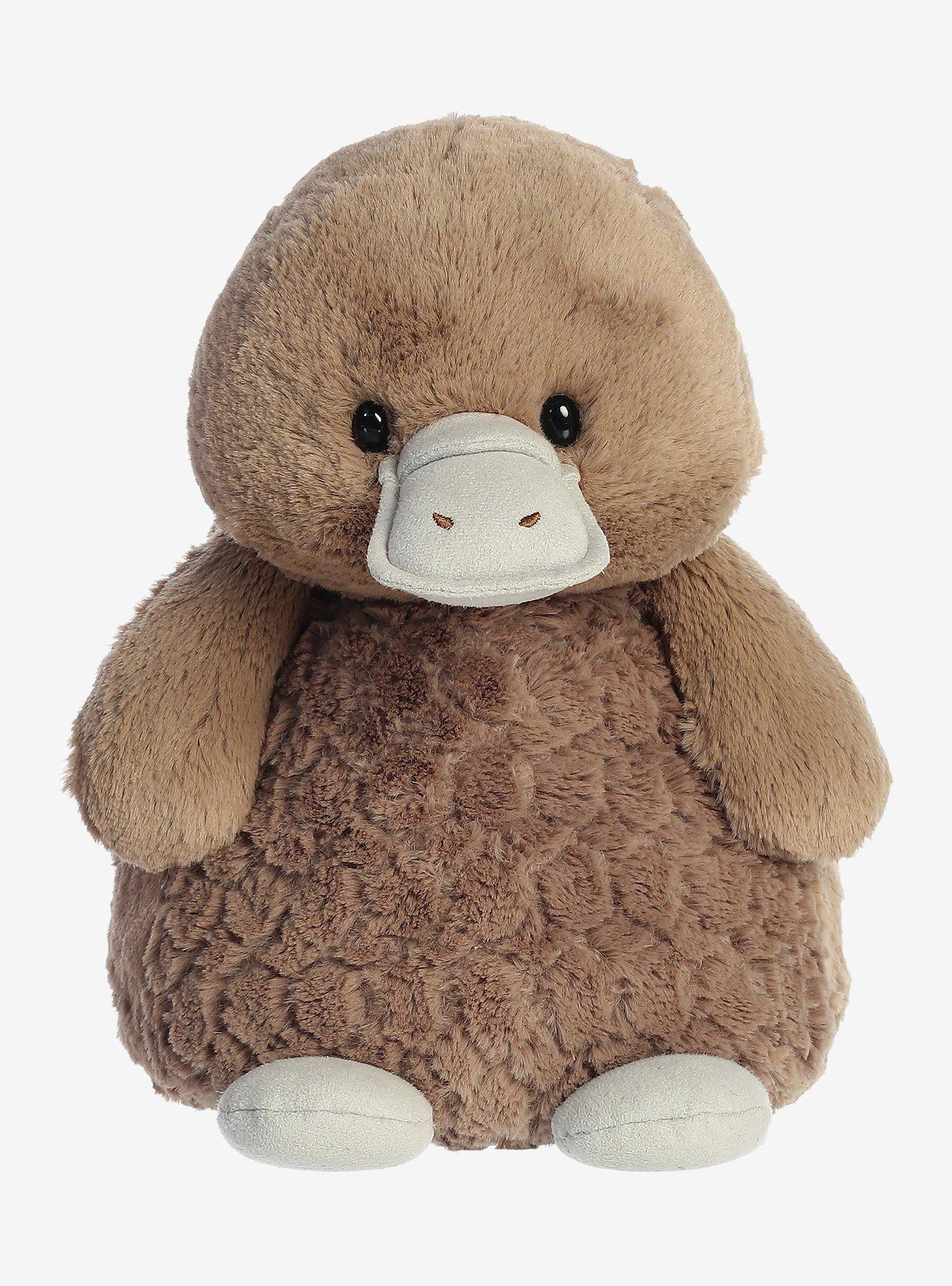 Aurora Huggle Pals Peaceful Platypus 12 Inch Weighted Plush, , hi-res