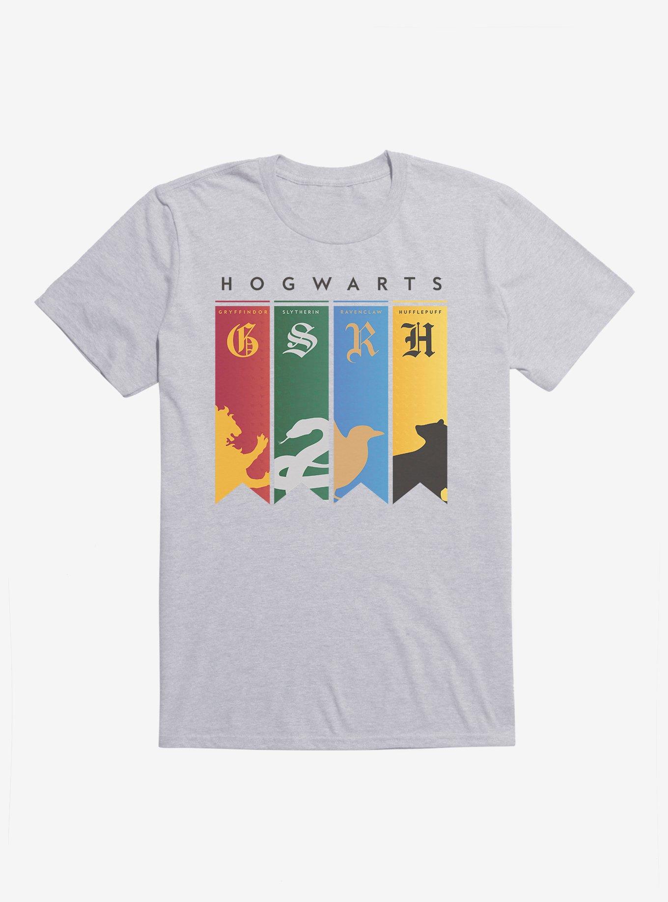 Harry Potter Hogwarts School House Banners T-Shirt