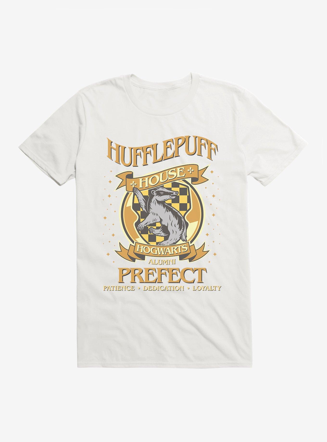 Harry Potter Hufflepuff Alumni Prefect T-Shirt, WHITE, hi-res