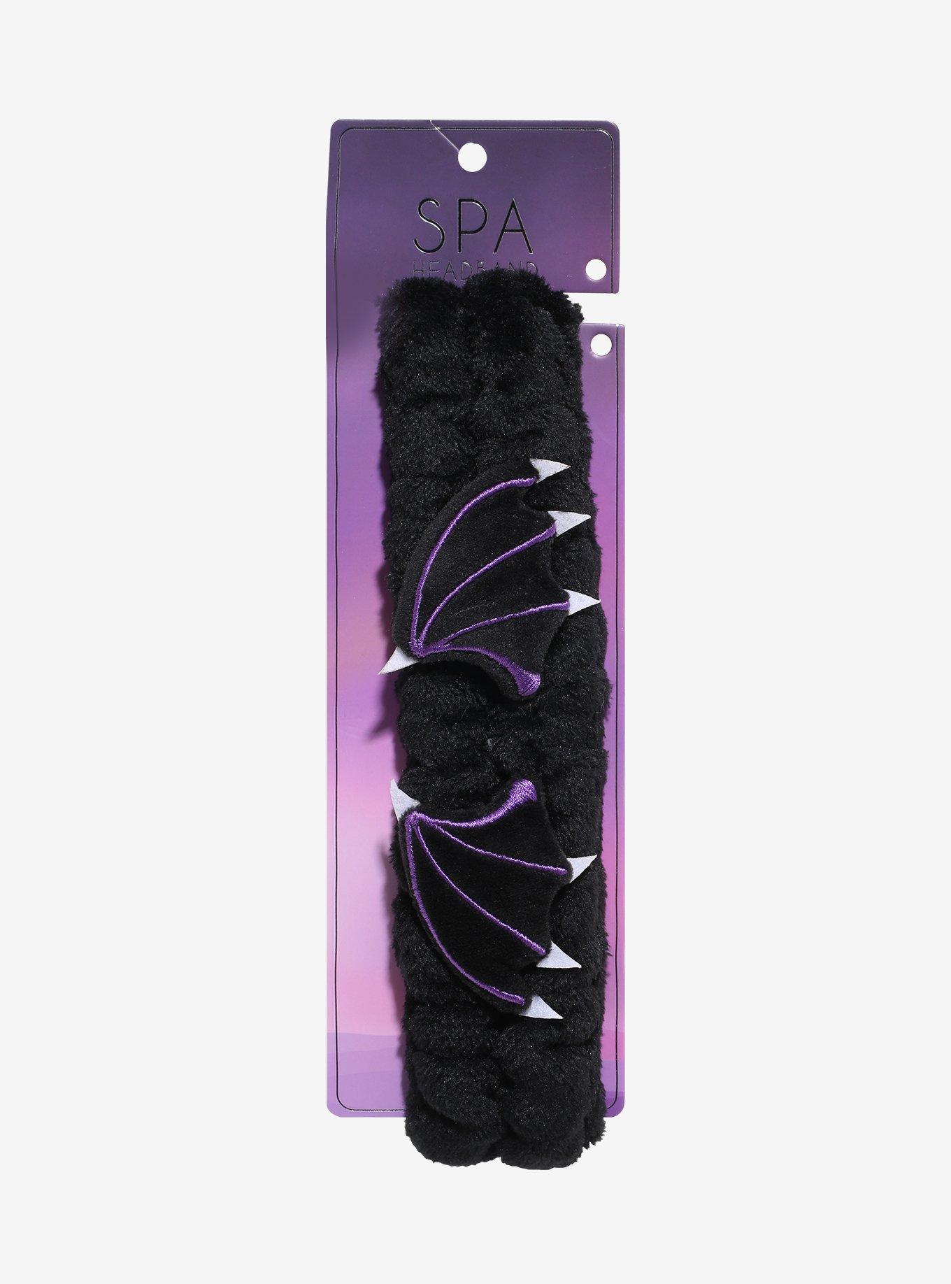 Black Bat Wing Spa Headband, , hi-res