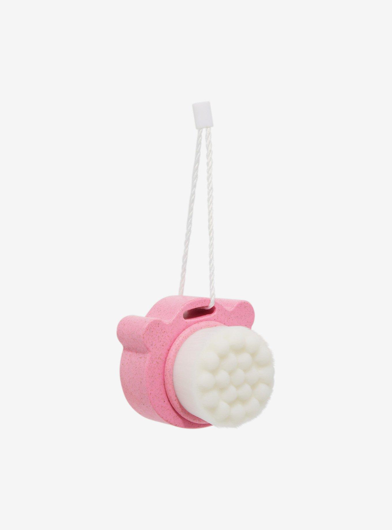Pink Bear Double-Sided Face Wash Brush, , hi-res