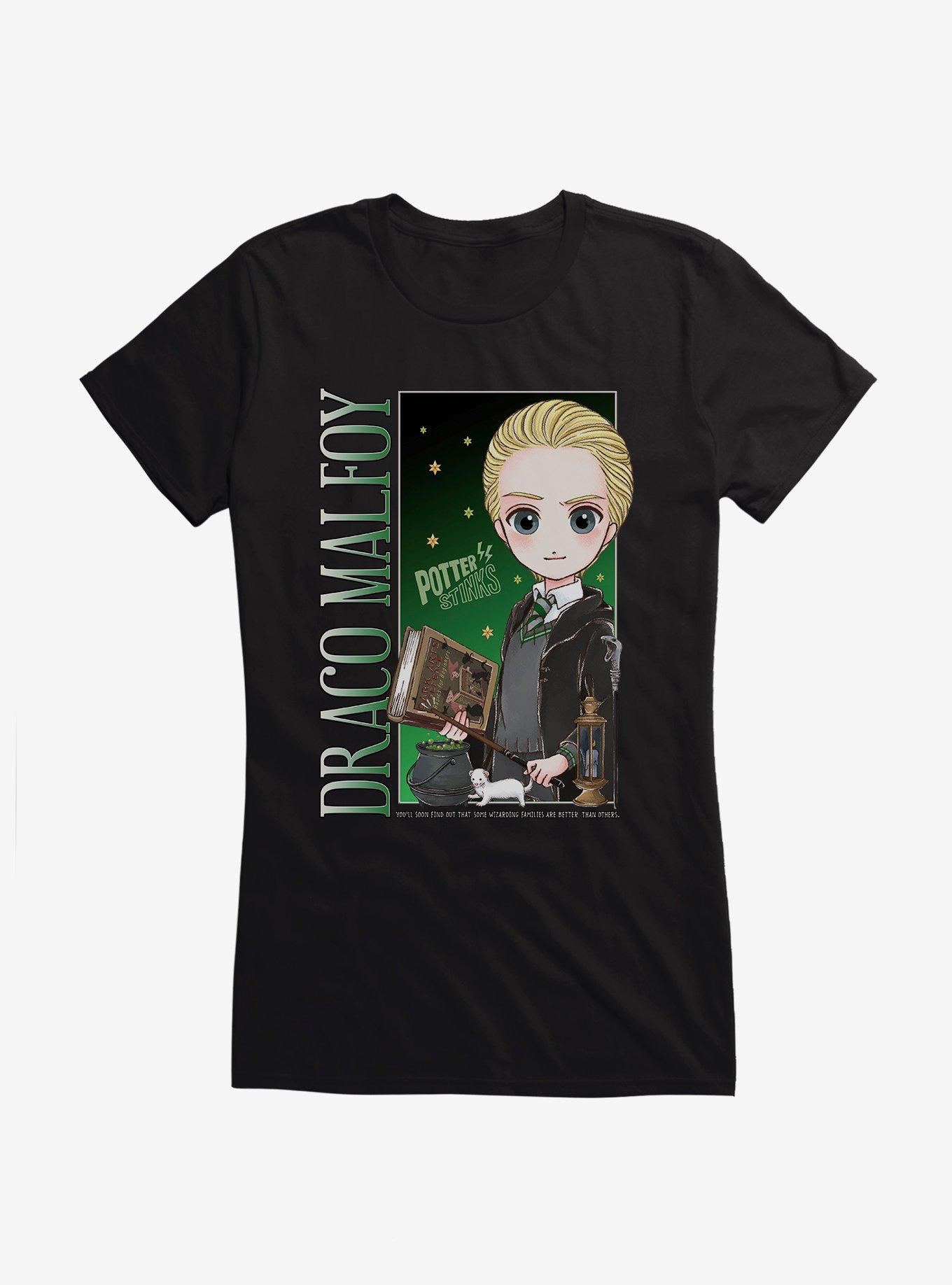 Harry Potter Draco Potter Stinks Girls T-Shirt