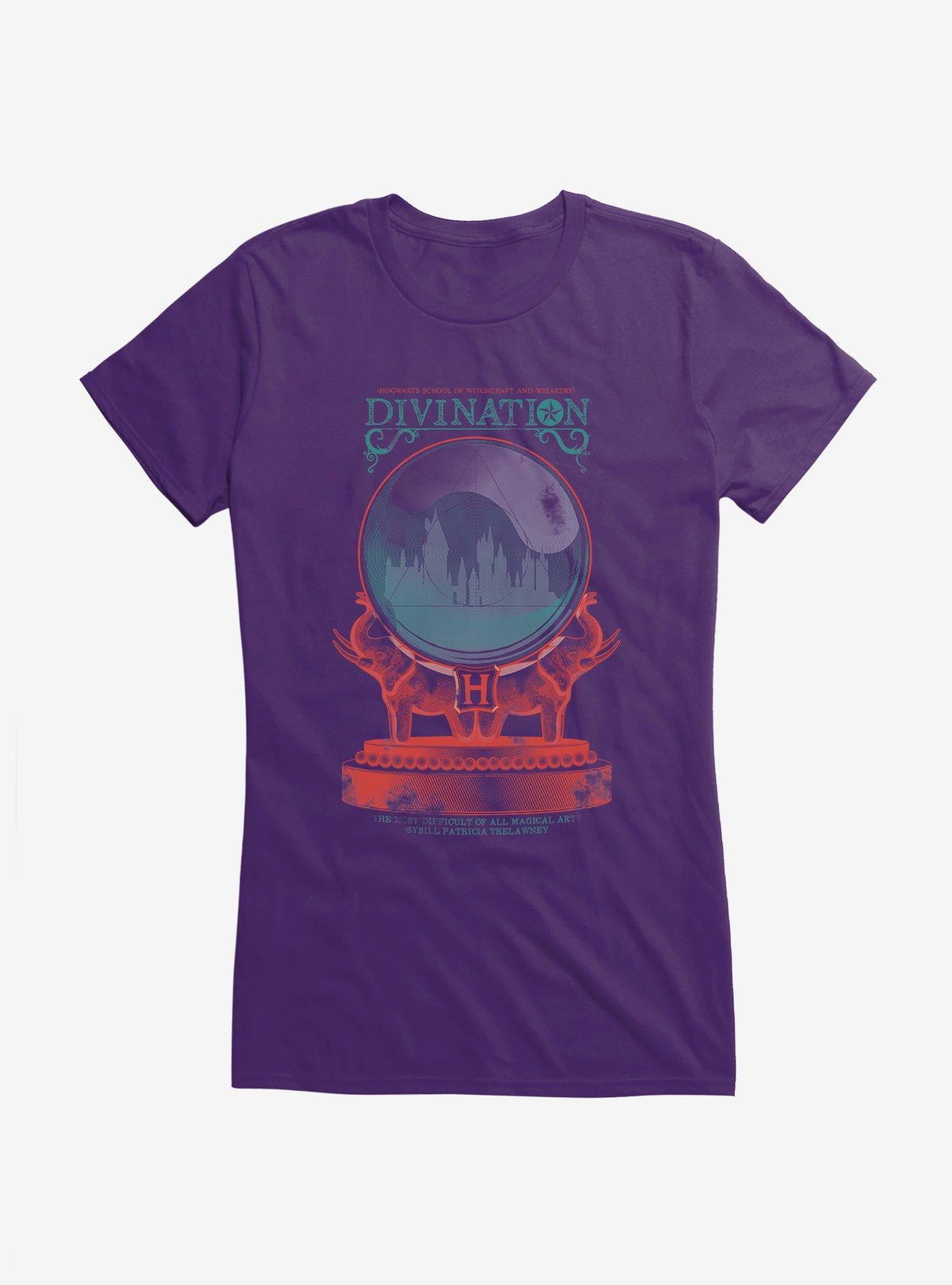 Harry Potter Divination Crystal Ball Girls T-Shirt, PURPLE, hi-res
