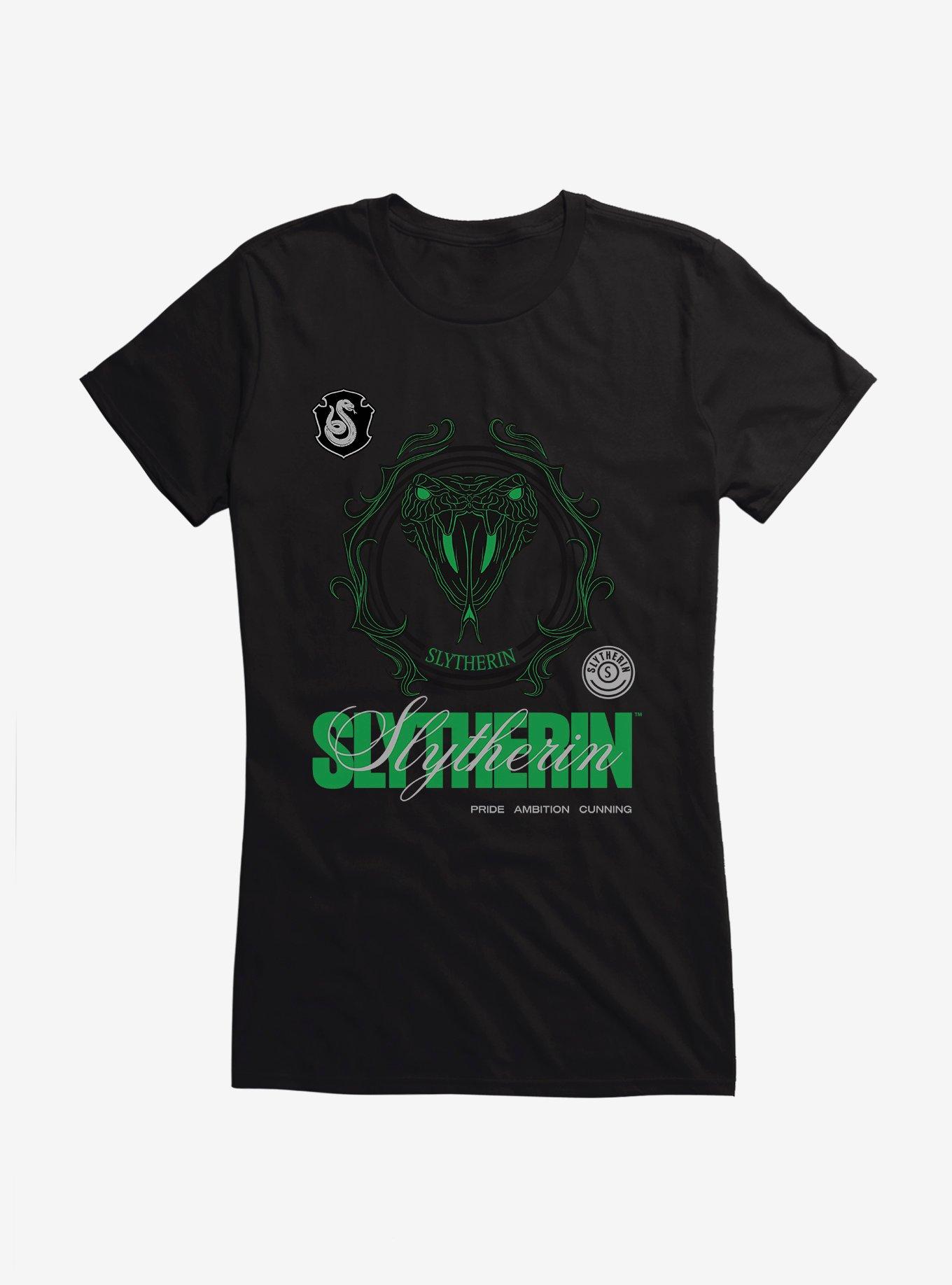 Harry Potter Slytherin Seal Motto Girls T-Shirt, , hi-res