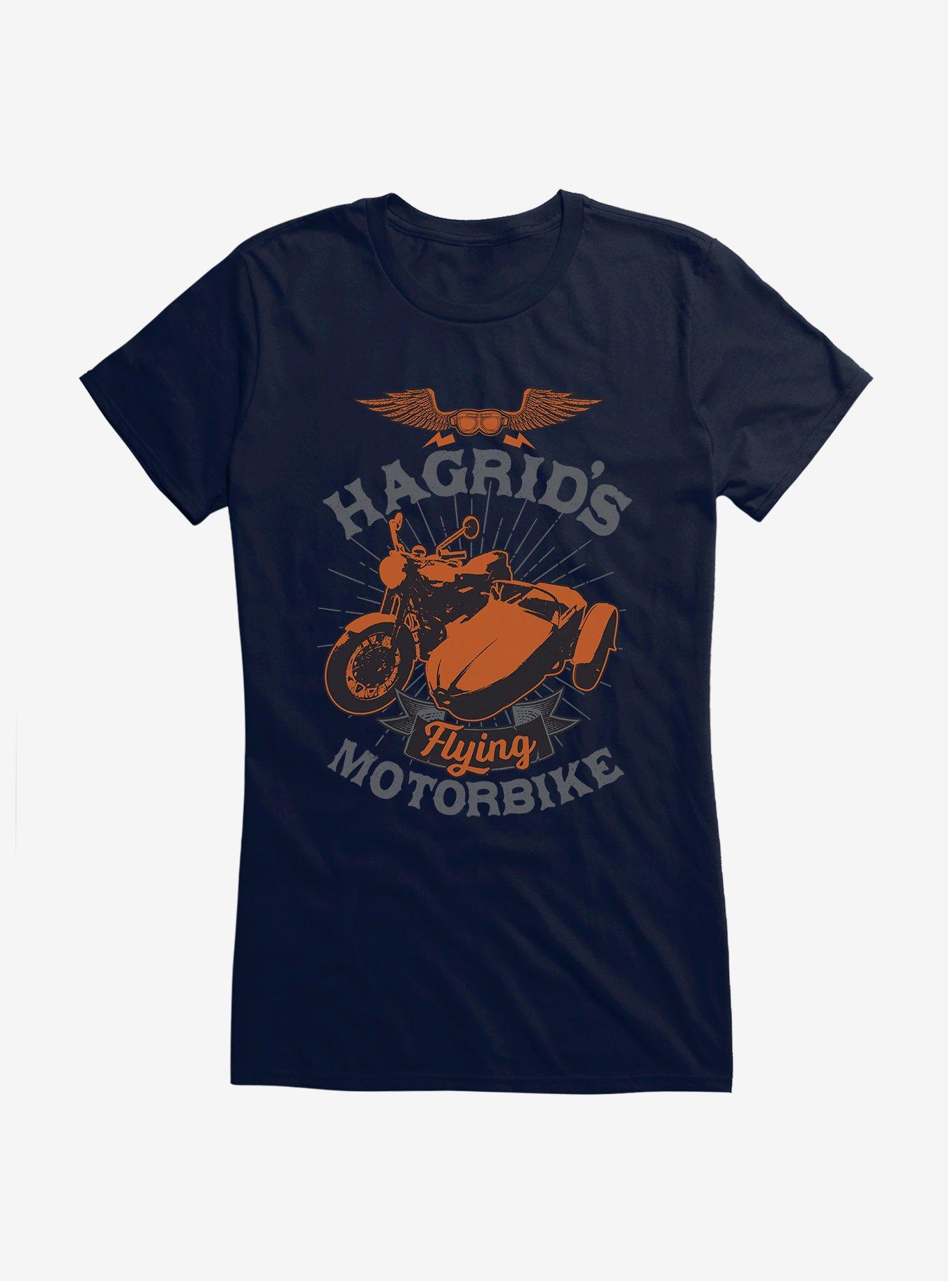 Harry Potter Hagrid's Flying Motorbike Bronze Icon Girls T-Shirt, , hi-res