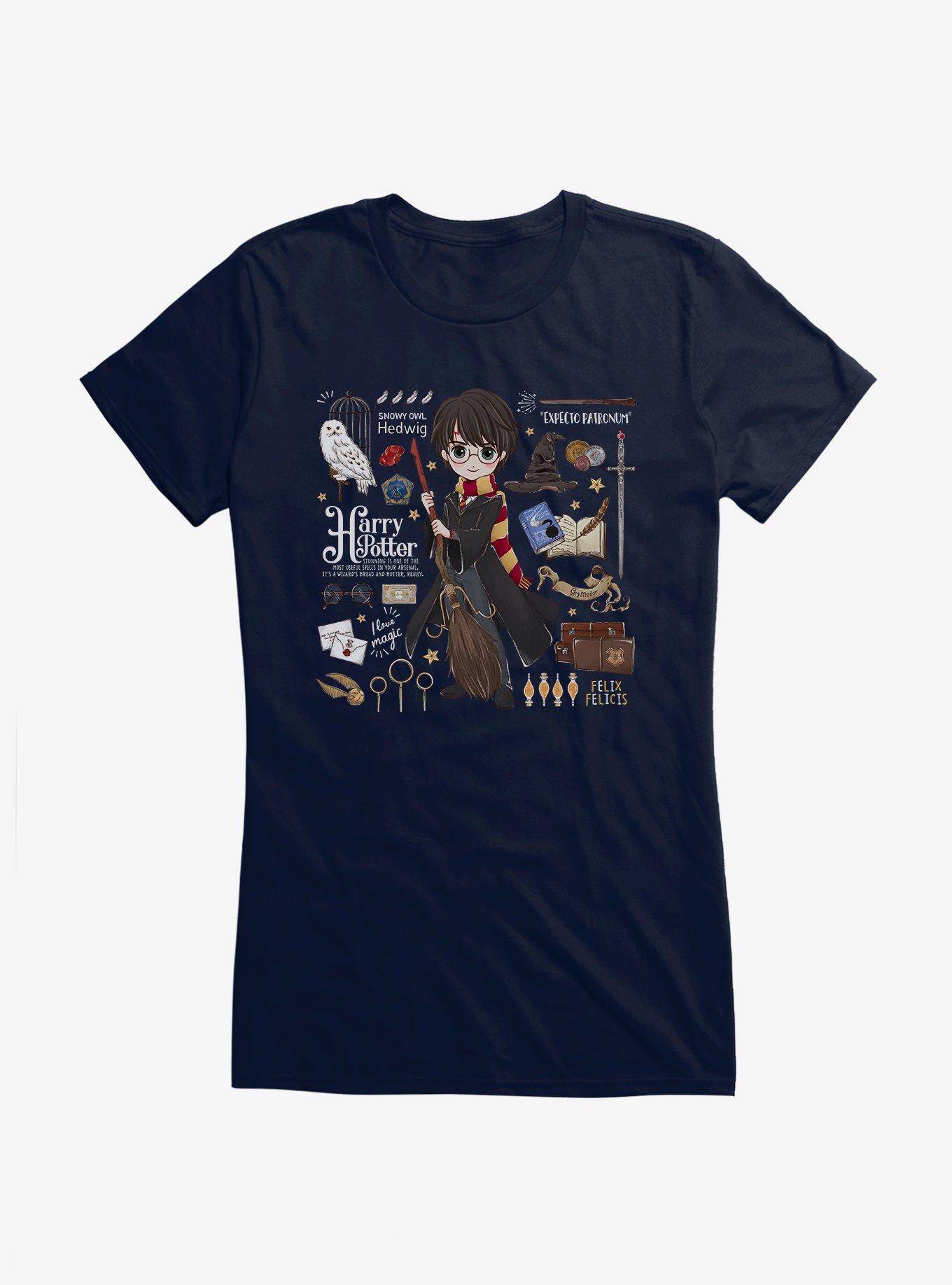 Harry Potter Stylized Harry Icons Girls T-Shirt, , hi-res
