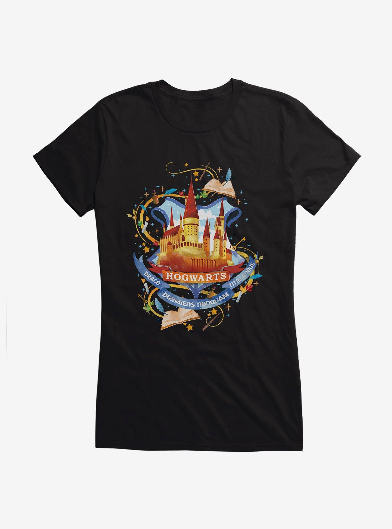 Harry Potter Hogwarts School Graphic Girls T-Shirt, , hi-res