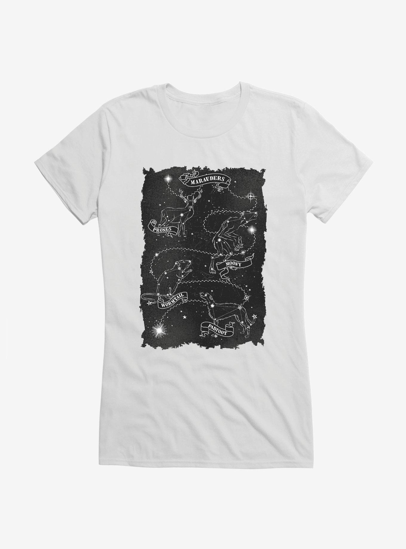 Harry Potter Marauder's Map B&W Girls T-Shirt, , hi-res