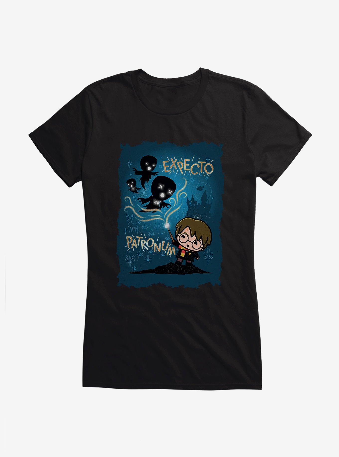 Harry Potter Expecto Patronum Blue Background Girls T-Shirt, , hi-res