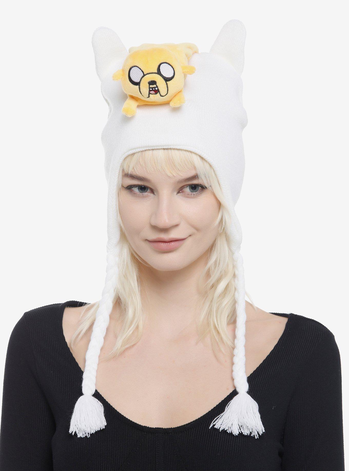 Adventure Time Finn & Jake Figural Tassel Beanie, , hi-res