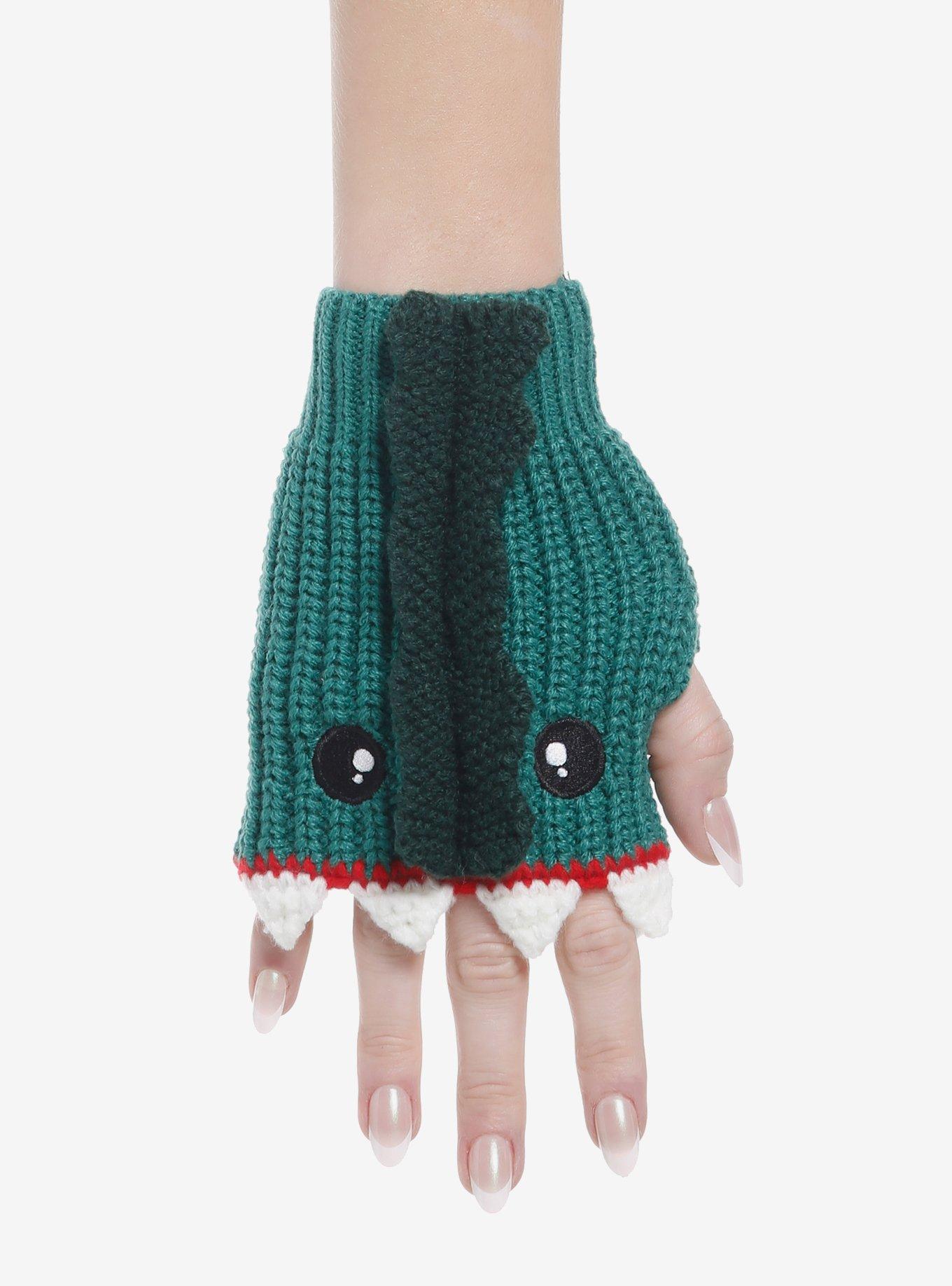 Aracnophile Hat and selling Striped Fingerless Gloves Gift Set, Halloween Hand Knit Green Spider Lovers Hat and Green and Black Fingerless Mitts