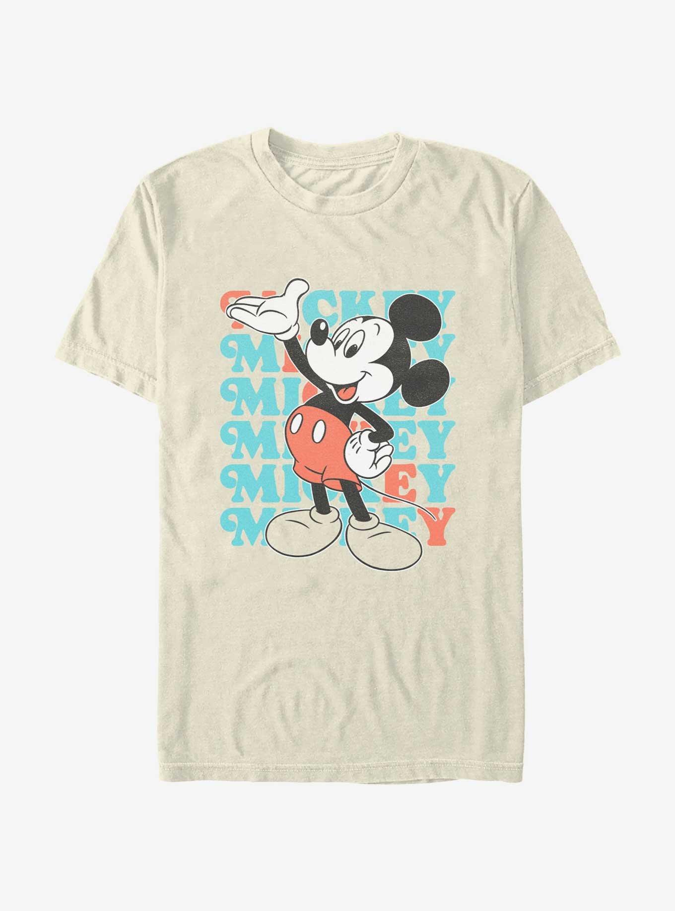 Disney Mickey Mouse Mickey Classic Garment Dye T-Shirt, IVORY, hi-res