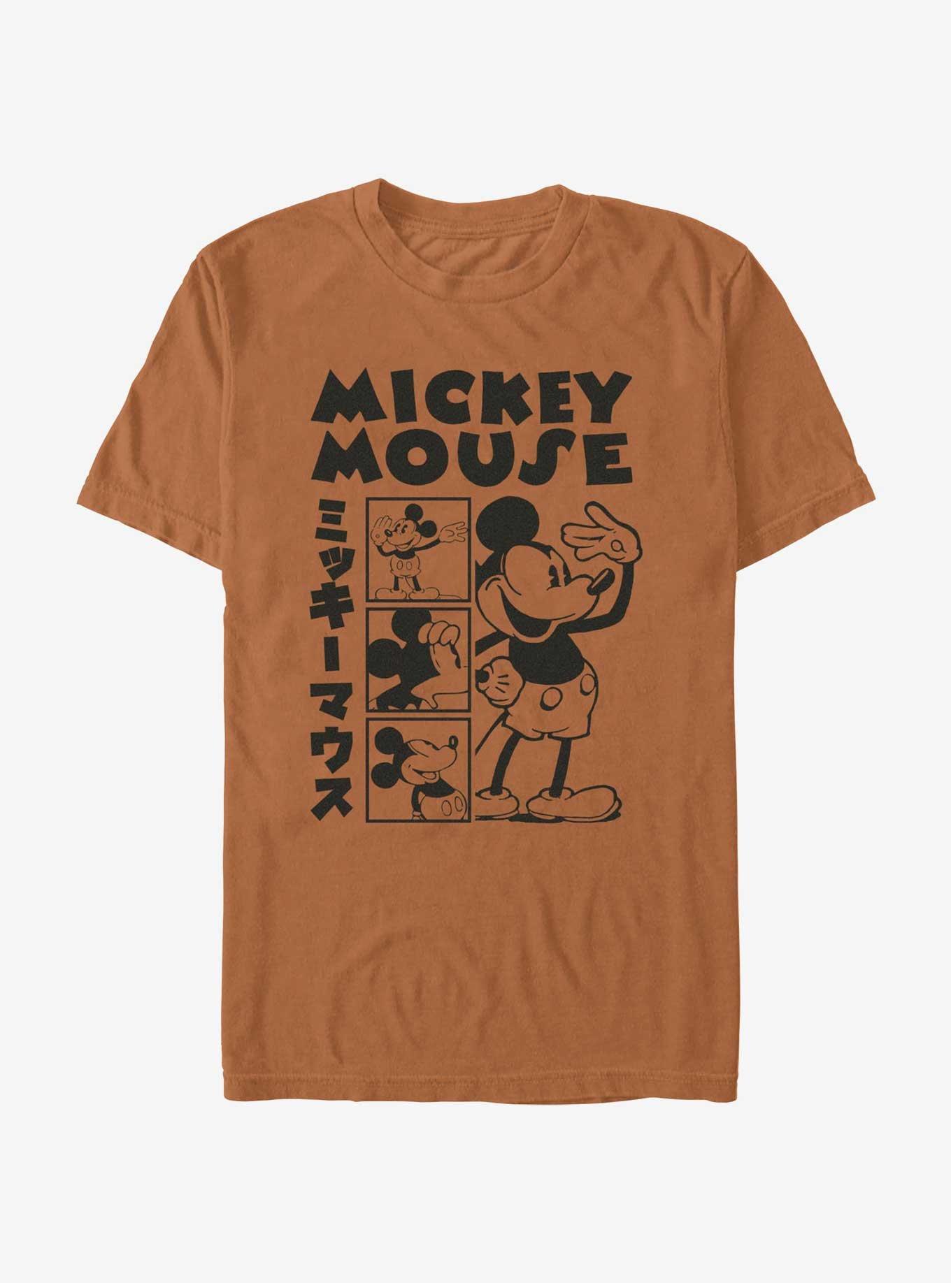 Disney Mickey Mouse Mickey Japanese Boxes Garment Dye T-Shirt, YAM, hi-res