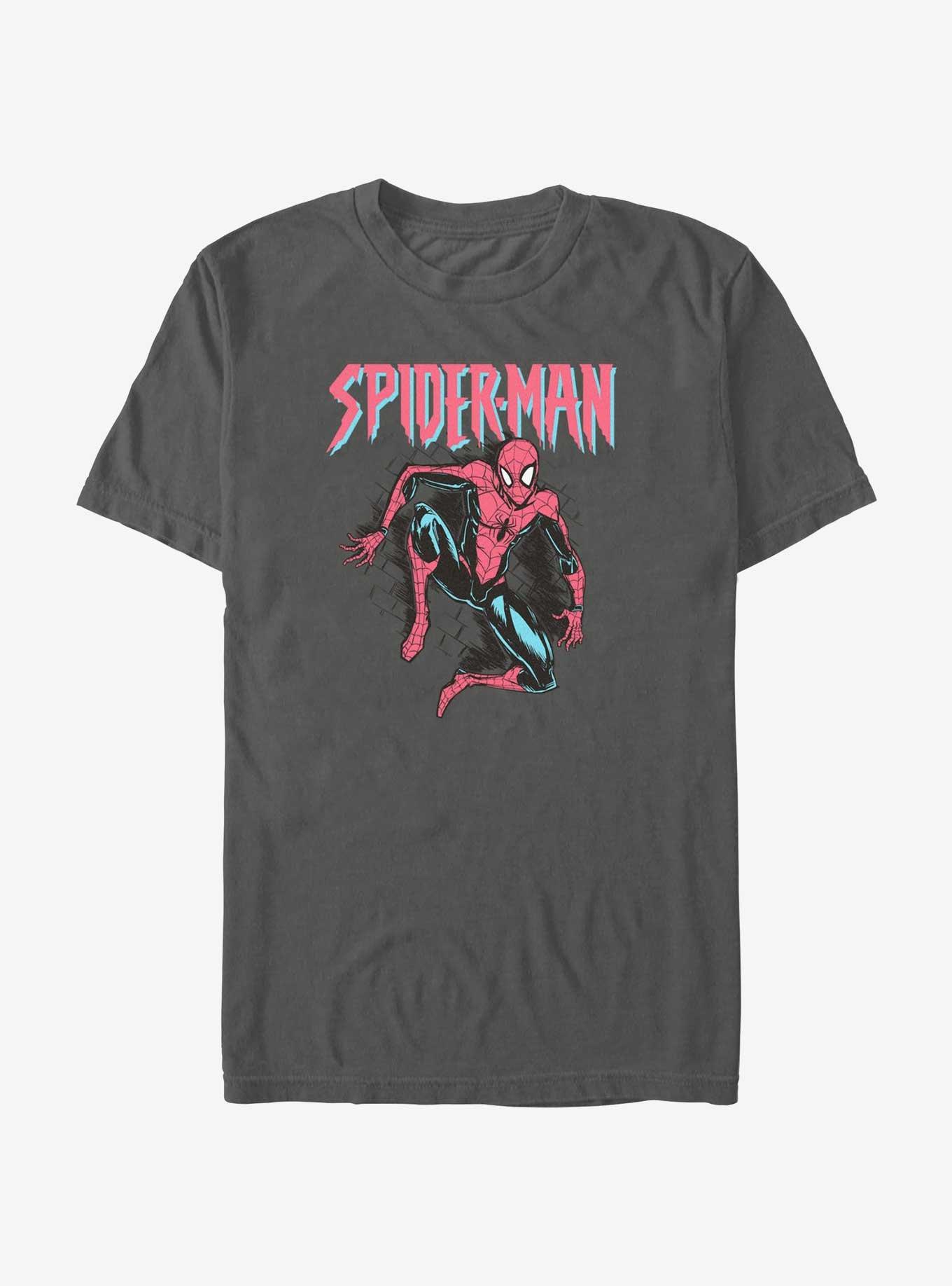 Marvel Spider-Man Spidey Pastel Garment Dye T-Shirt, PEPPER, hi-res