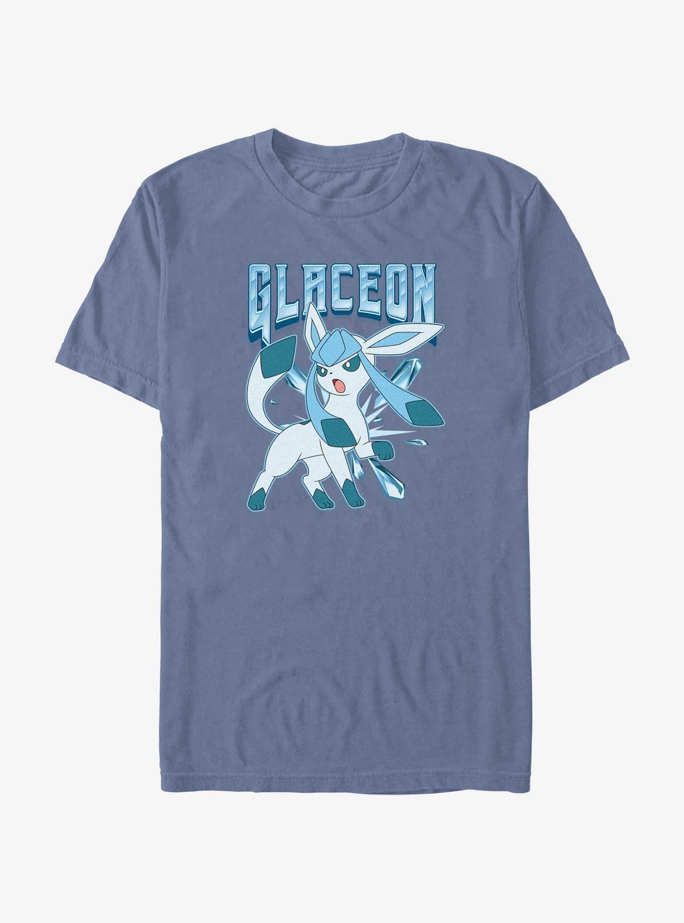 Pokemon Glaceon Ice Beam Garment Dye T-Shirt, , hi-res