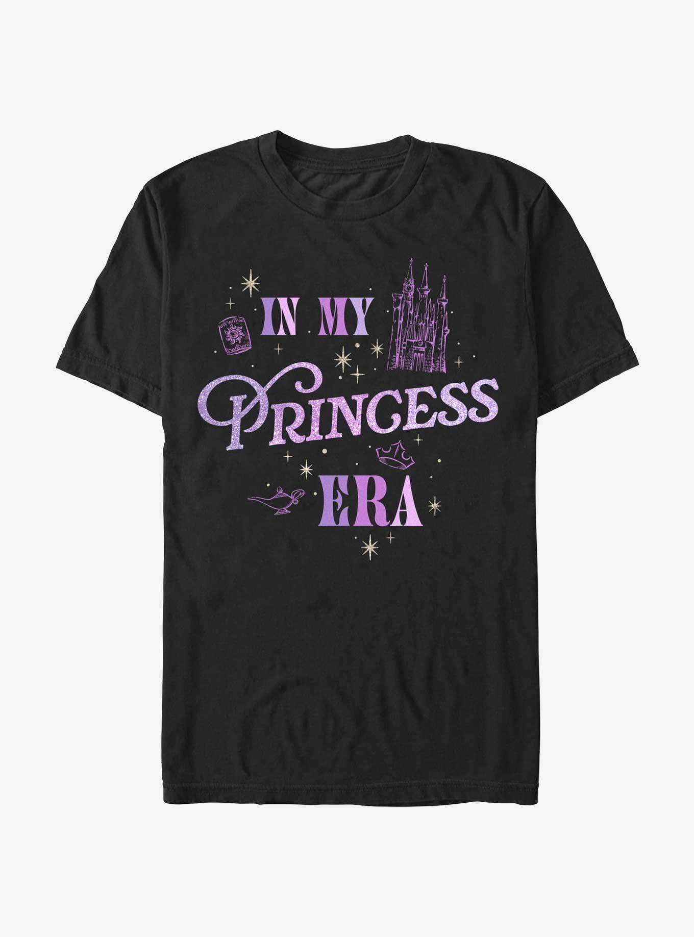 Disney Princesses The Princess Era Garment Dye T-Shirt, BLACK, hi-res