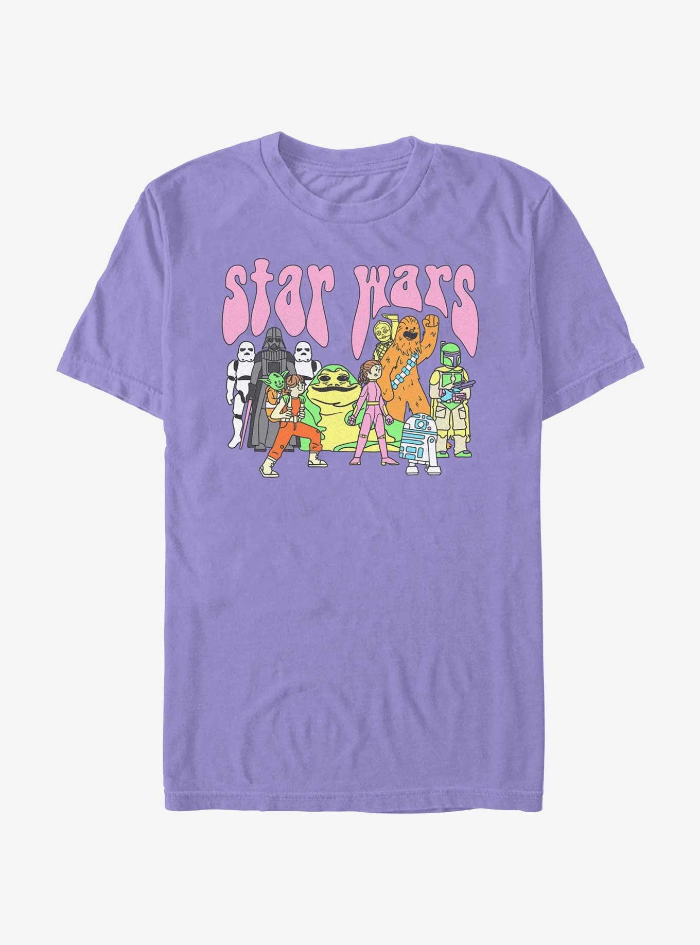 Star Wars Psychedelic Characters Garment Dye T-Shirt, , hi-res