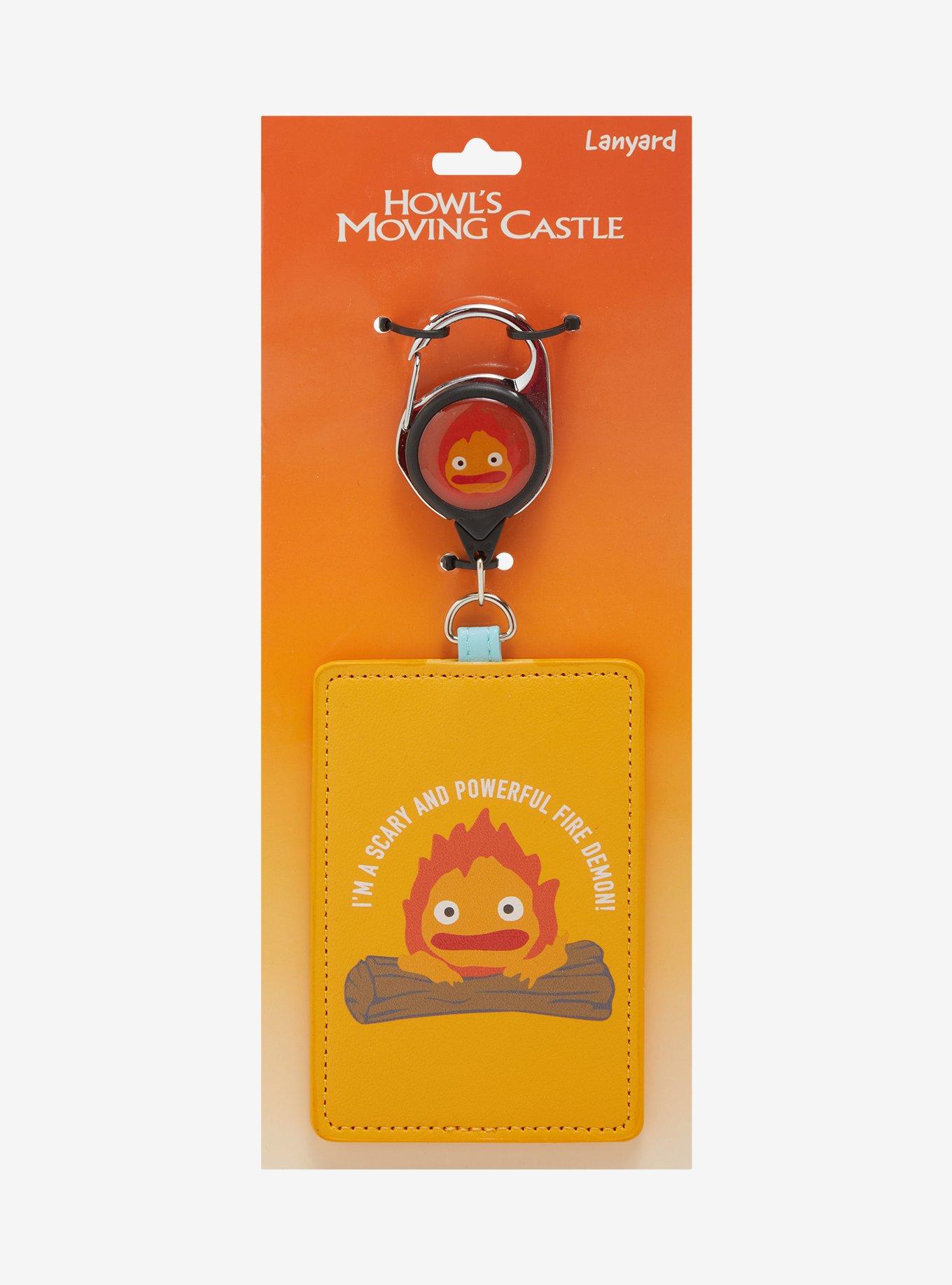 Studio Ghibli Howl's Moving Castle Calcifer Retractable Lanyard, , hi-res