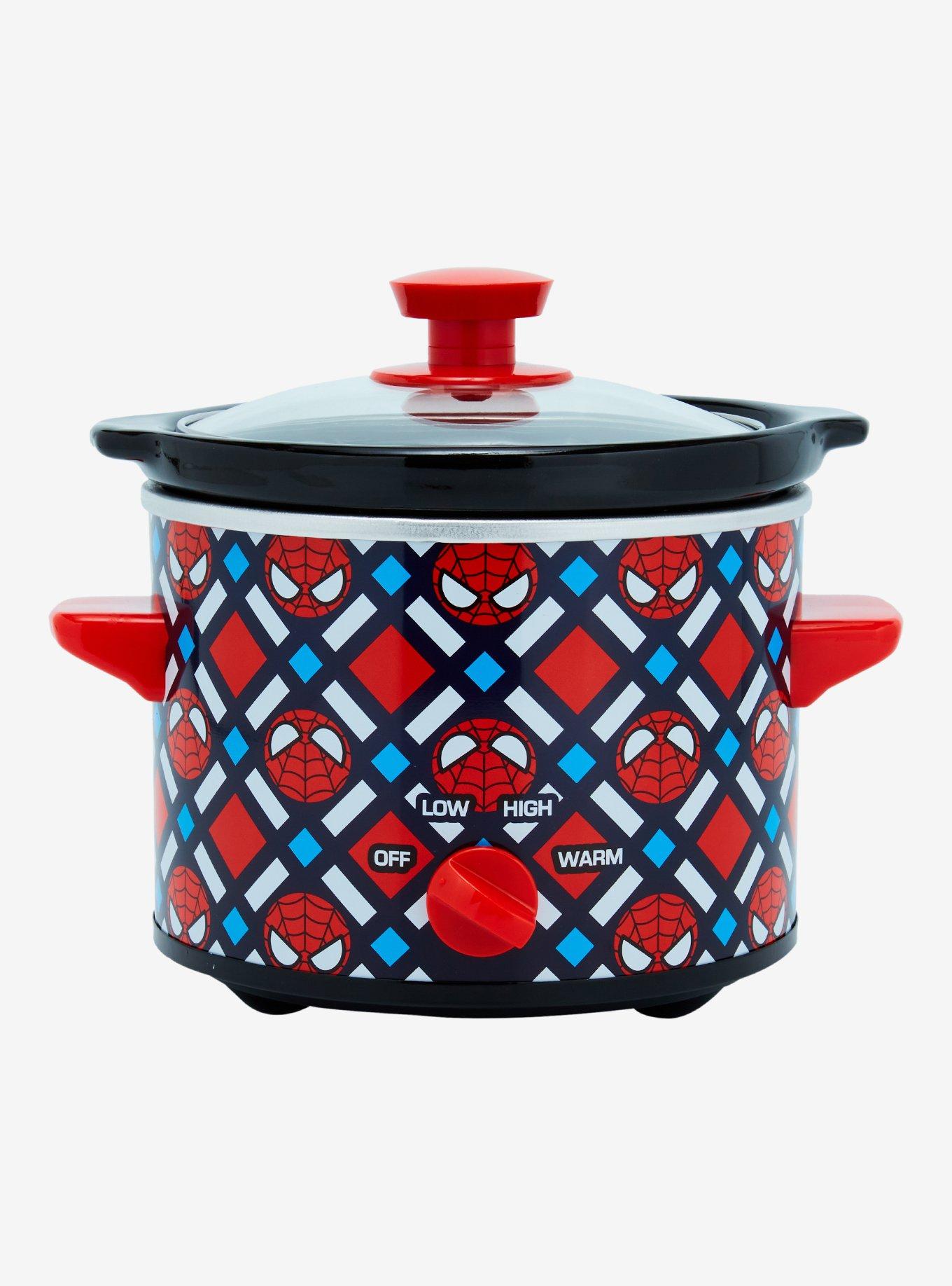 Marvel Spider-Man Diamond Allover Print 2-Quart Slow Cooker, , hi-res