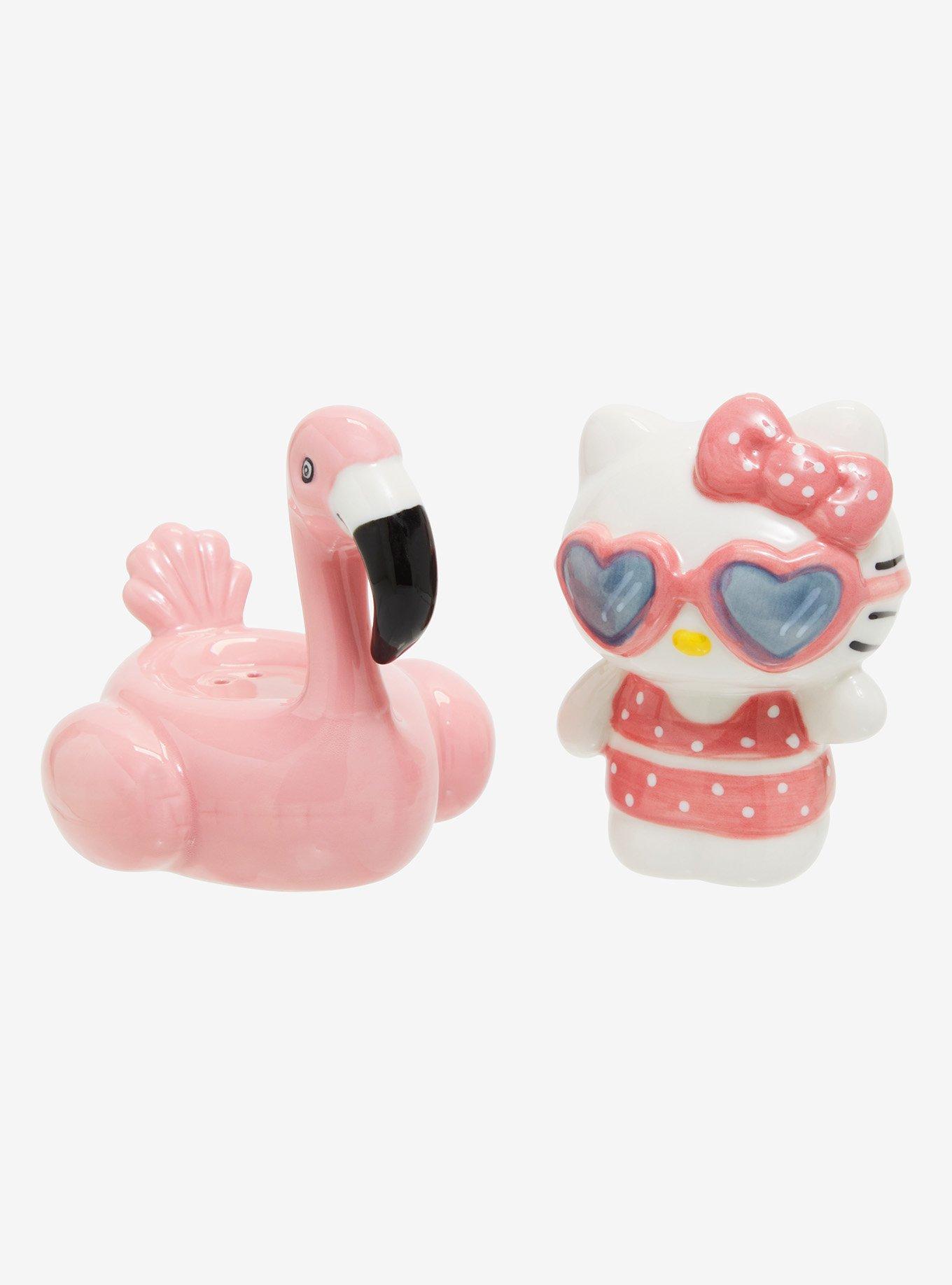 Sanrio Hello Kitty Flamingo Beachside Salt & Pepper Shakers, , hi-res