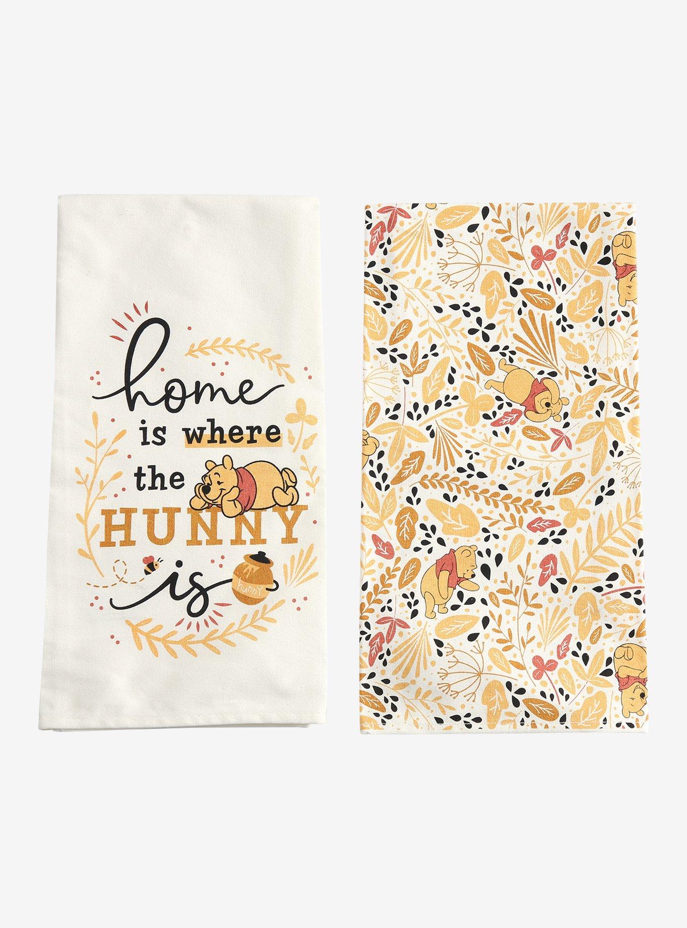 Disney Winnie the Pooh Home Is Where the Hunny Is Kitchen Towel Set, , hi-res