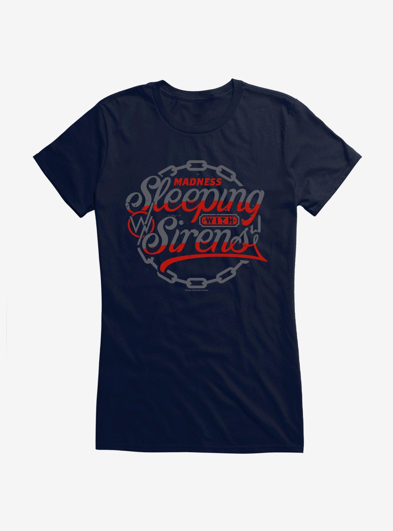 Sleeping With Sirens Chain Crest Girls T-Shirt, , hi-res