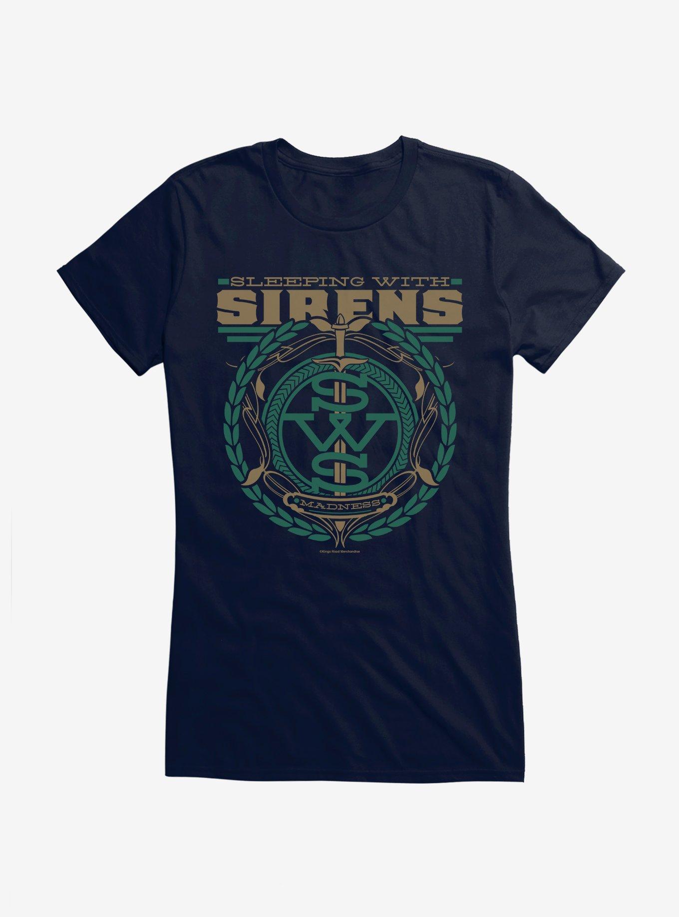 Sleeping With Sirens Dagger Crest Girls T-Shirt