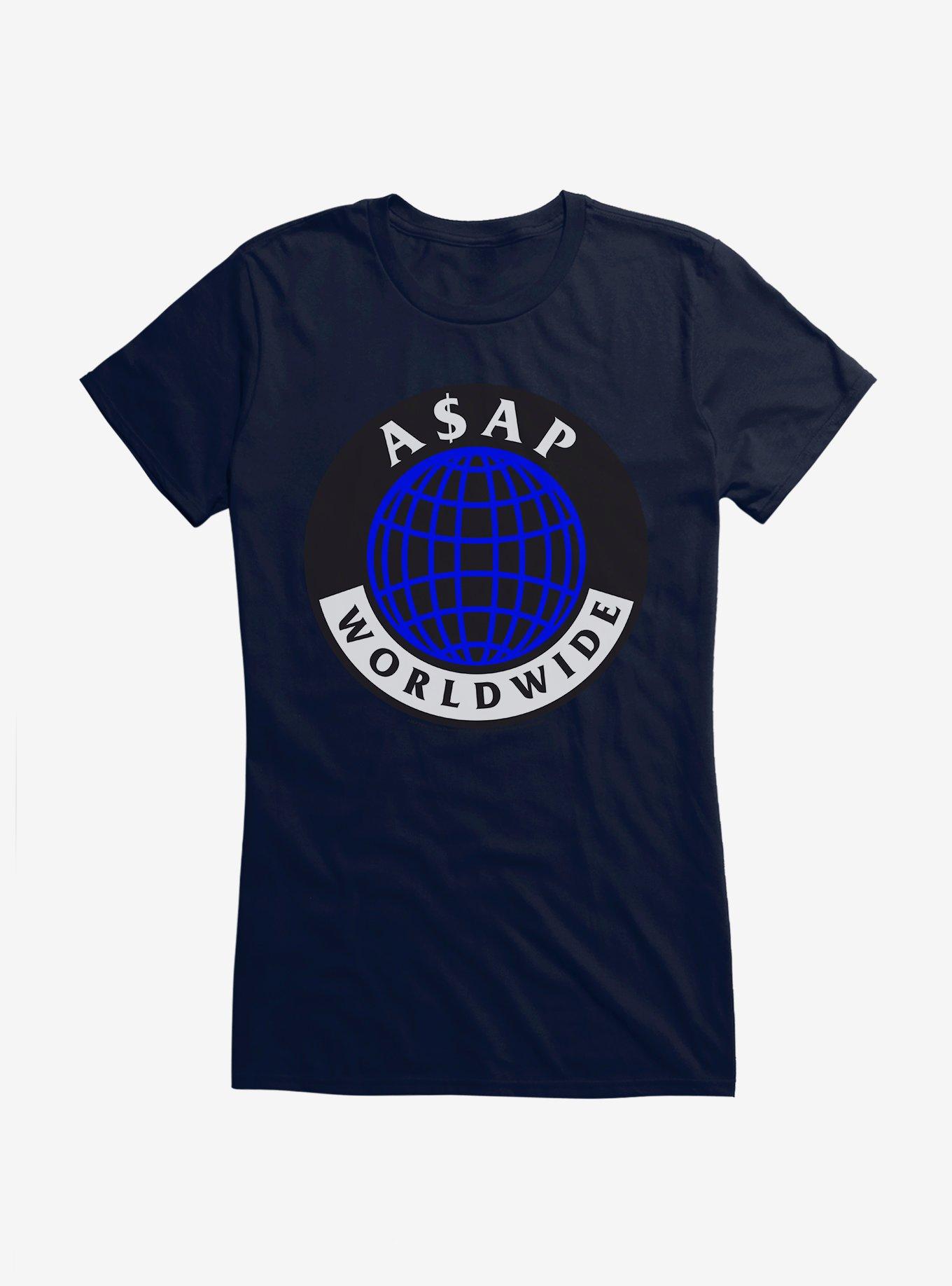 A$AP Ferg Worldwide Logo Girls T-Shirt, , hi-res