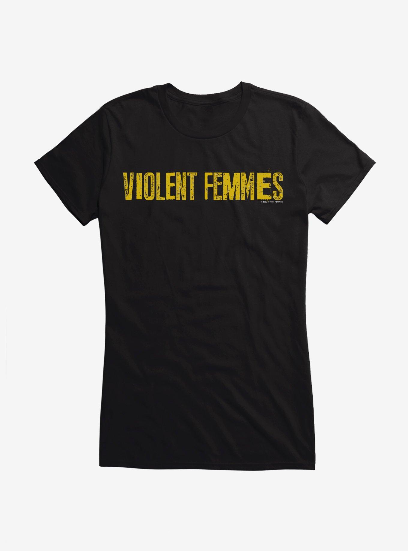 Violent Femmes Distressed Logo Girls T-Shirt, , hi-res