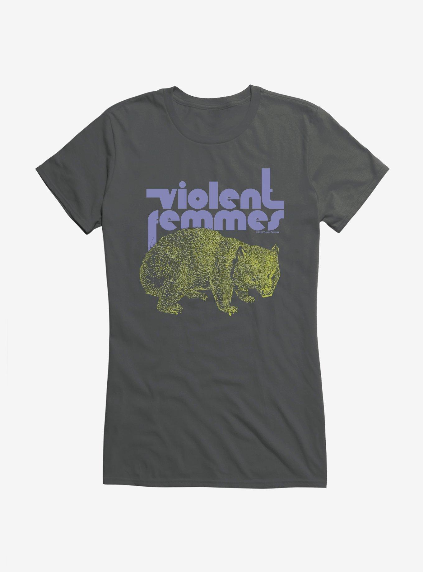 Violent Femmes Wombat Girls T-Shirt, CHARCOAL, hi-res
