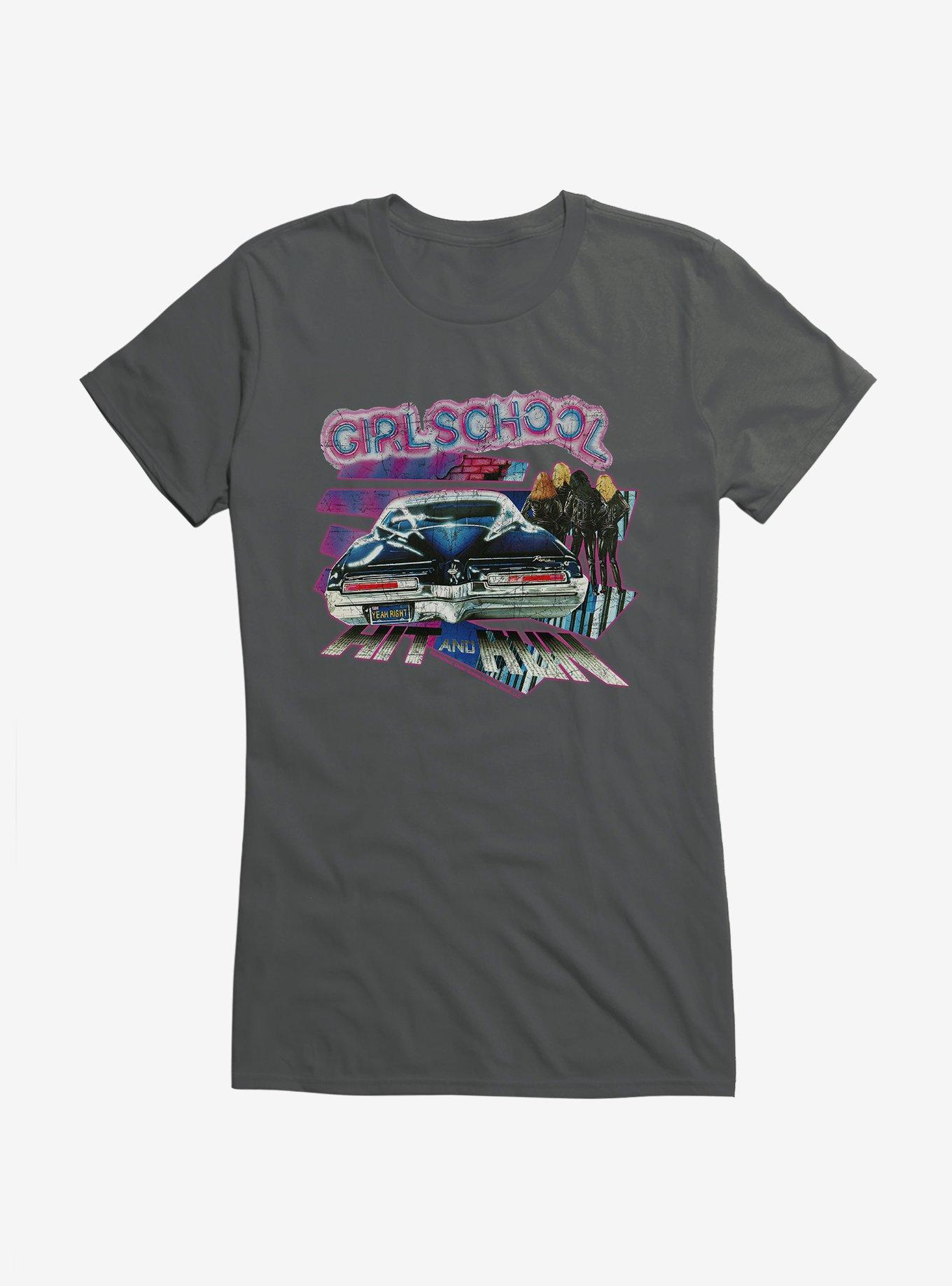 Girlschool Hit And Run Girls T-Shirt, , hi-res