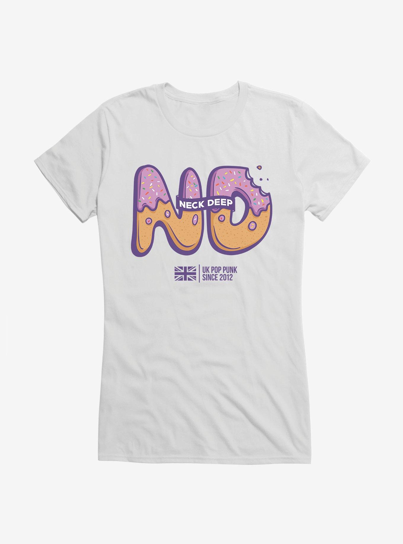 Neck Deep Donut Logo Girls T-Shirt, , hi-res