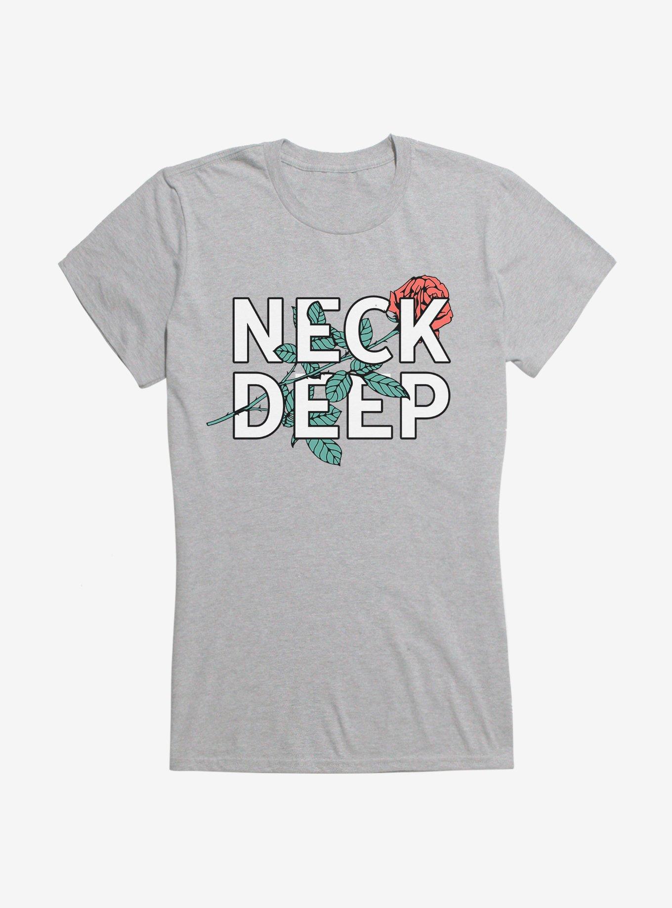 Neck Deep Rose Girls T-Shirt, SPORT GRAY, hi-res