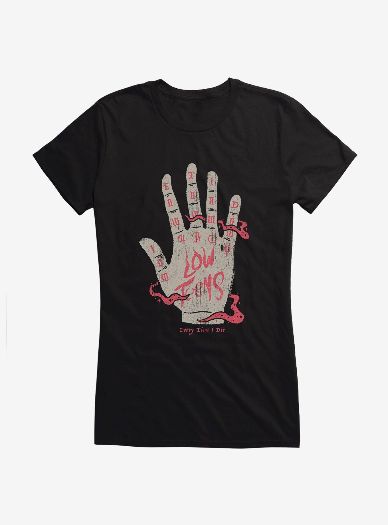 Every Time I Die Palm Reader Girls T-Shirt, BLACK, hi-res