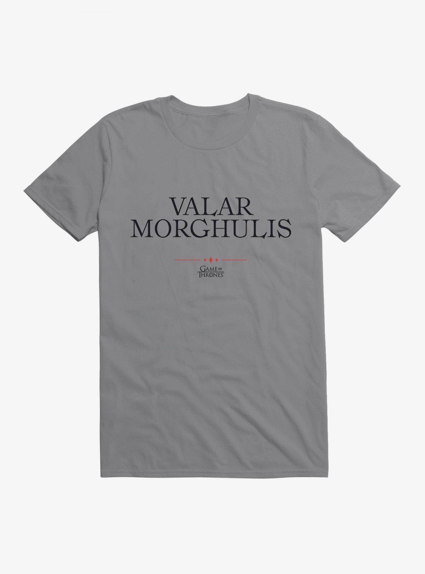 Game Of Thrones Quote Valar Morghulis T-Shirt, , hi-res