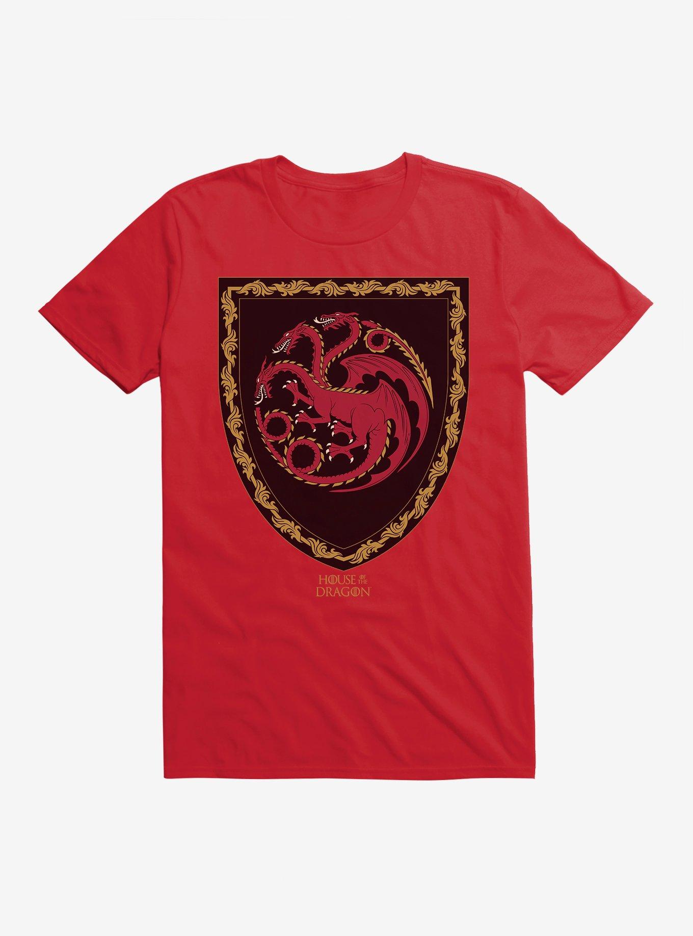 House of the Dragon House Targaryen Sigil T-Shirt, RED, hi-res