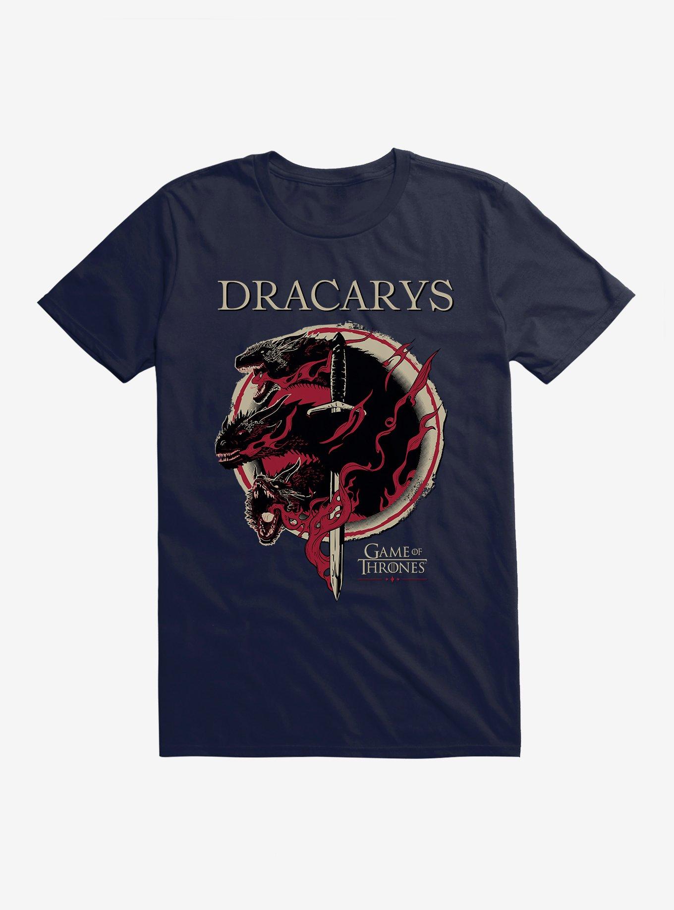 Game Of Thrones Dracarys T-Shirt, NAVY, hi-res