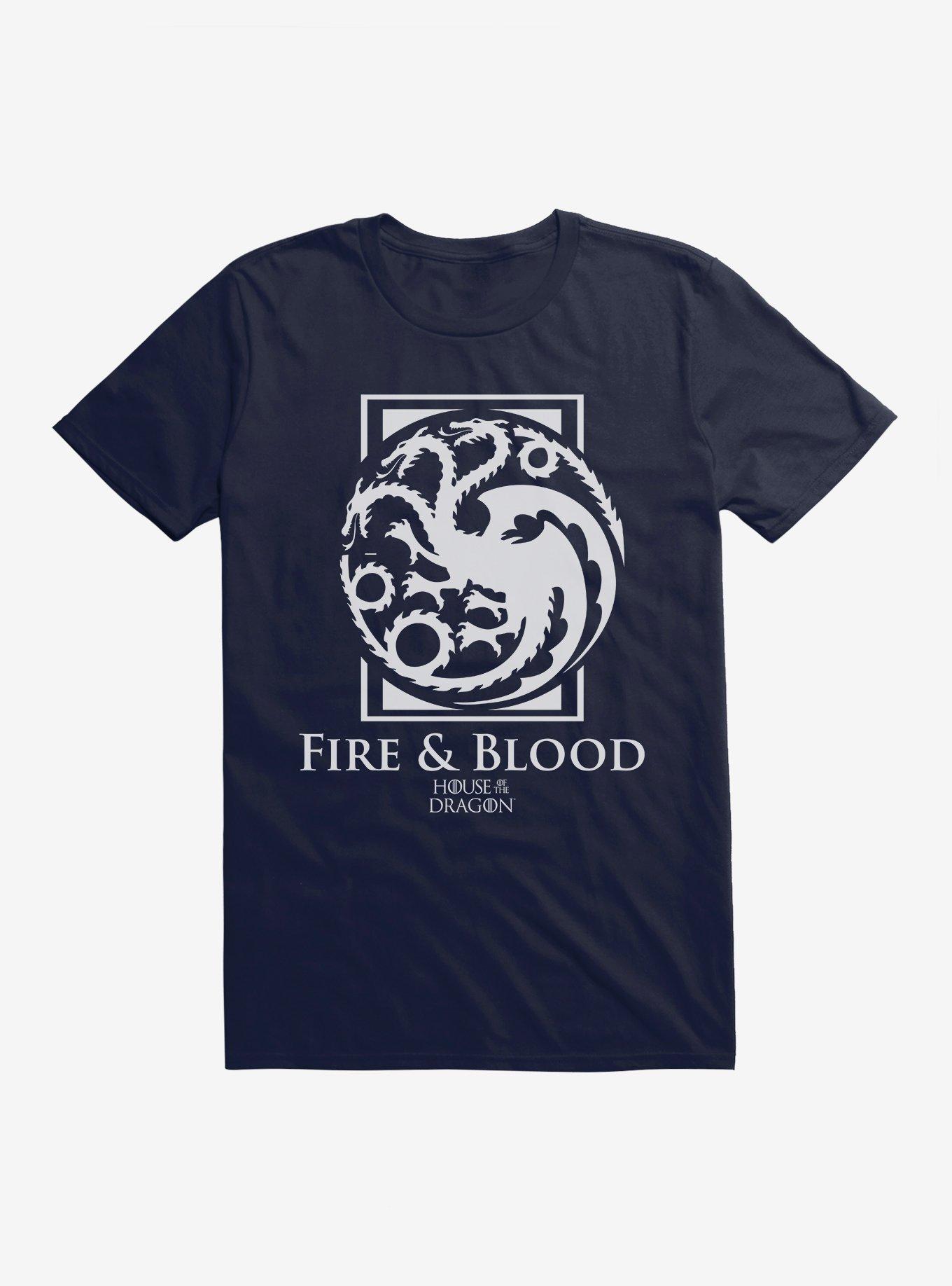 House Of The Dragon House Targaryen Fire And Blood T-Shirt, , hi-res