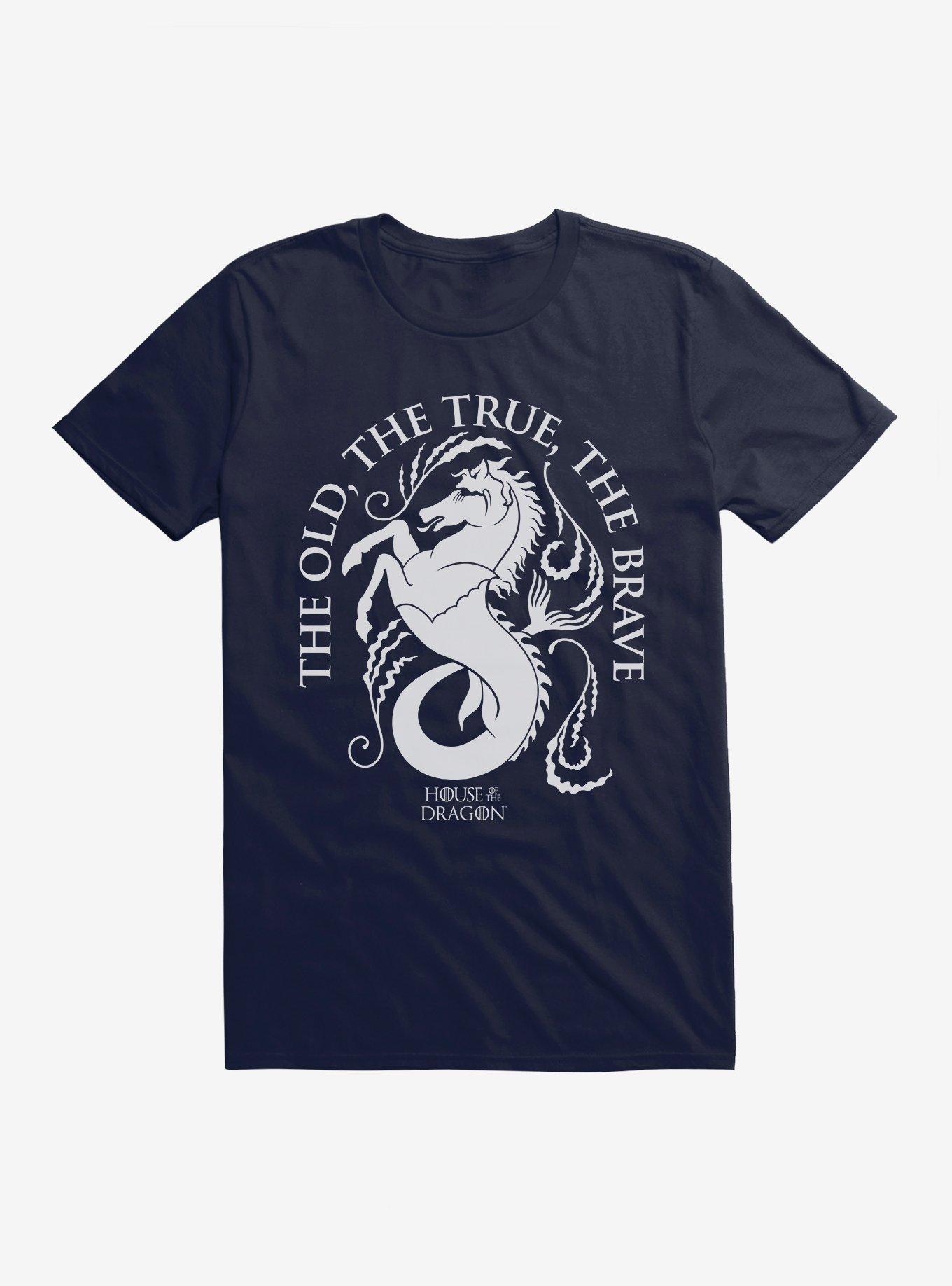 House Of The Dragon House Velaryon The True, The Old, The Brave T-Shirt, , hi-res