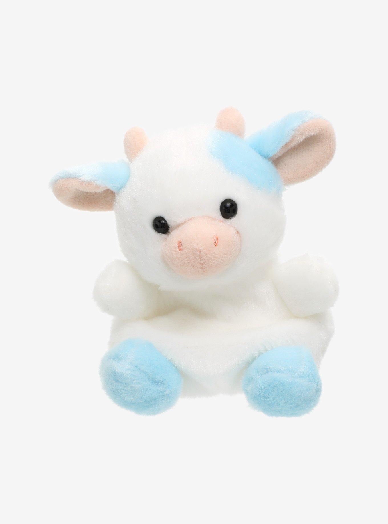 Aurora Palm Pals Skyla Blueberry Cow Plush, , hi-res