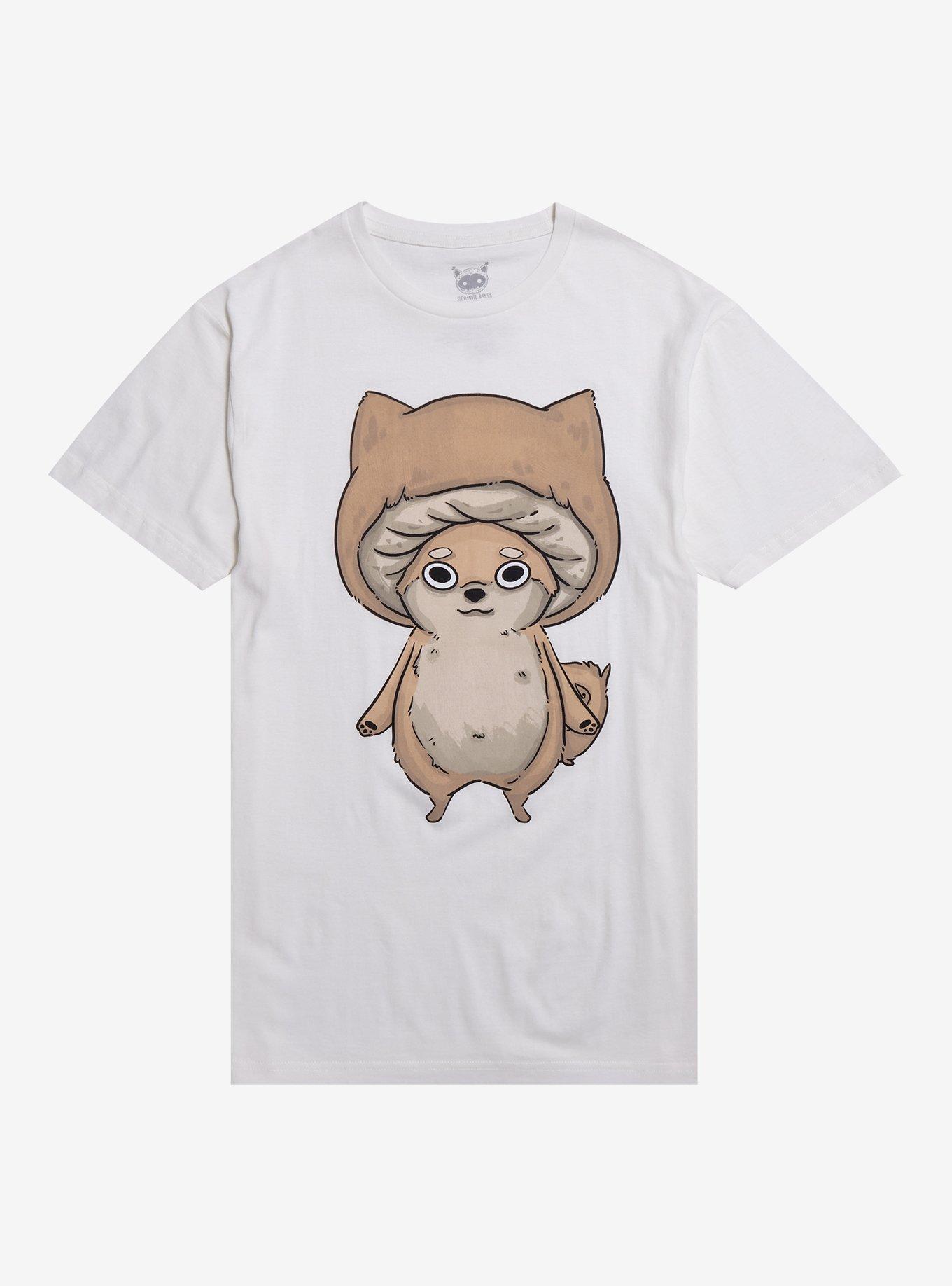 Shiba Inu Mushroom T-Shirt By Guild Of Calamity