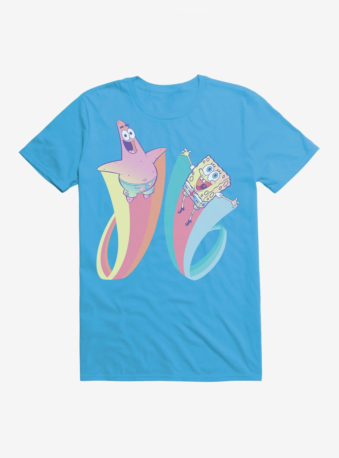 SpongeBob SquarePants Patrick Rainbow Jump T-Shirt, , hi-res