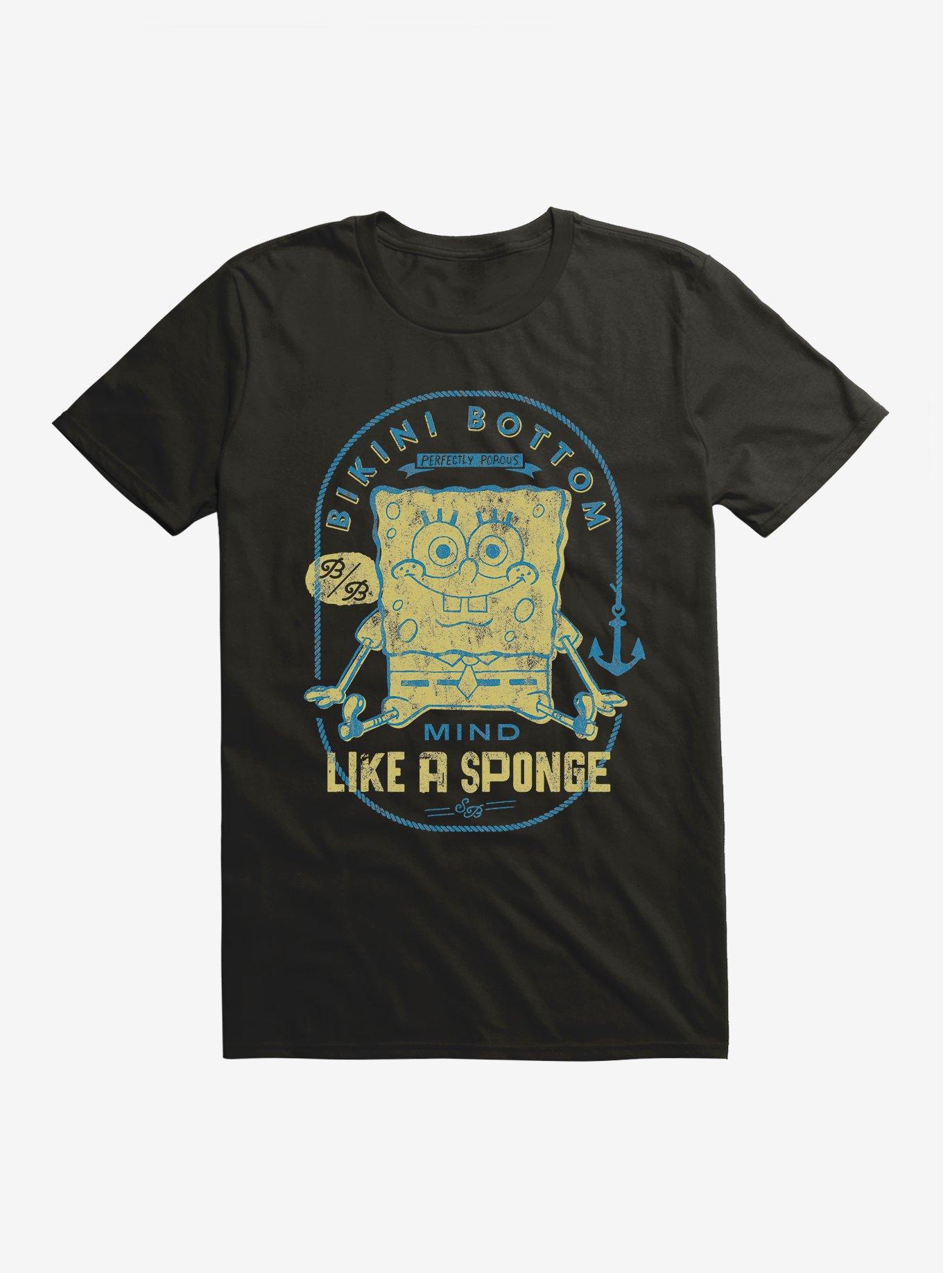 SpongeBob SquarePants Bikini Bottom Mind T-Shirt, BLACK, hi-res