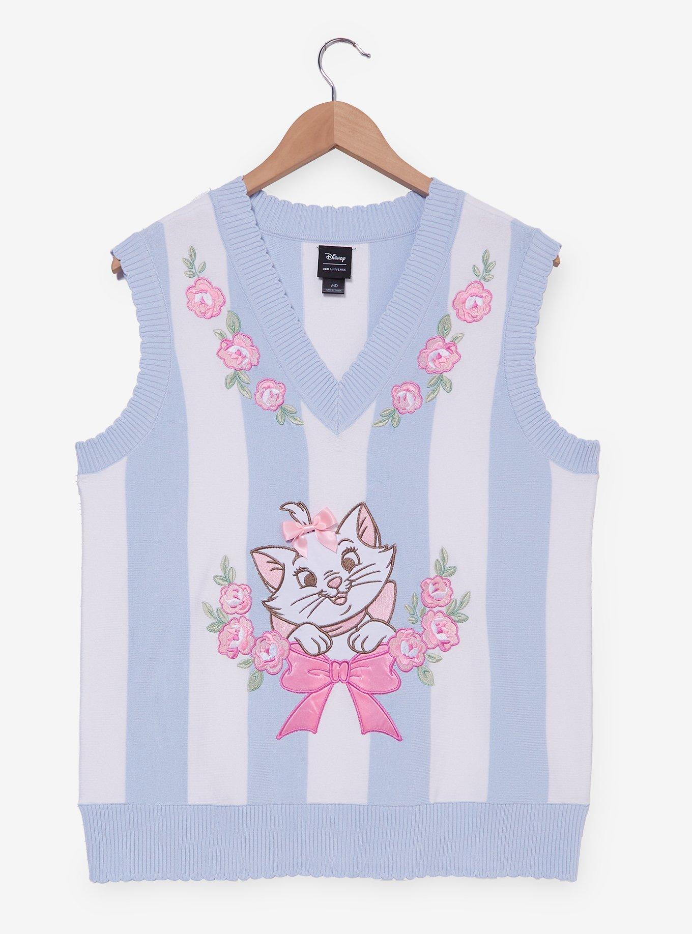 Her Universe Disney The Aristocats Marie Women's Oversized Knit Vest — BoxLunch Exclusive, , hi-res