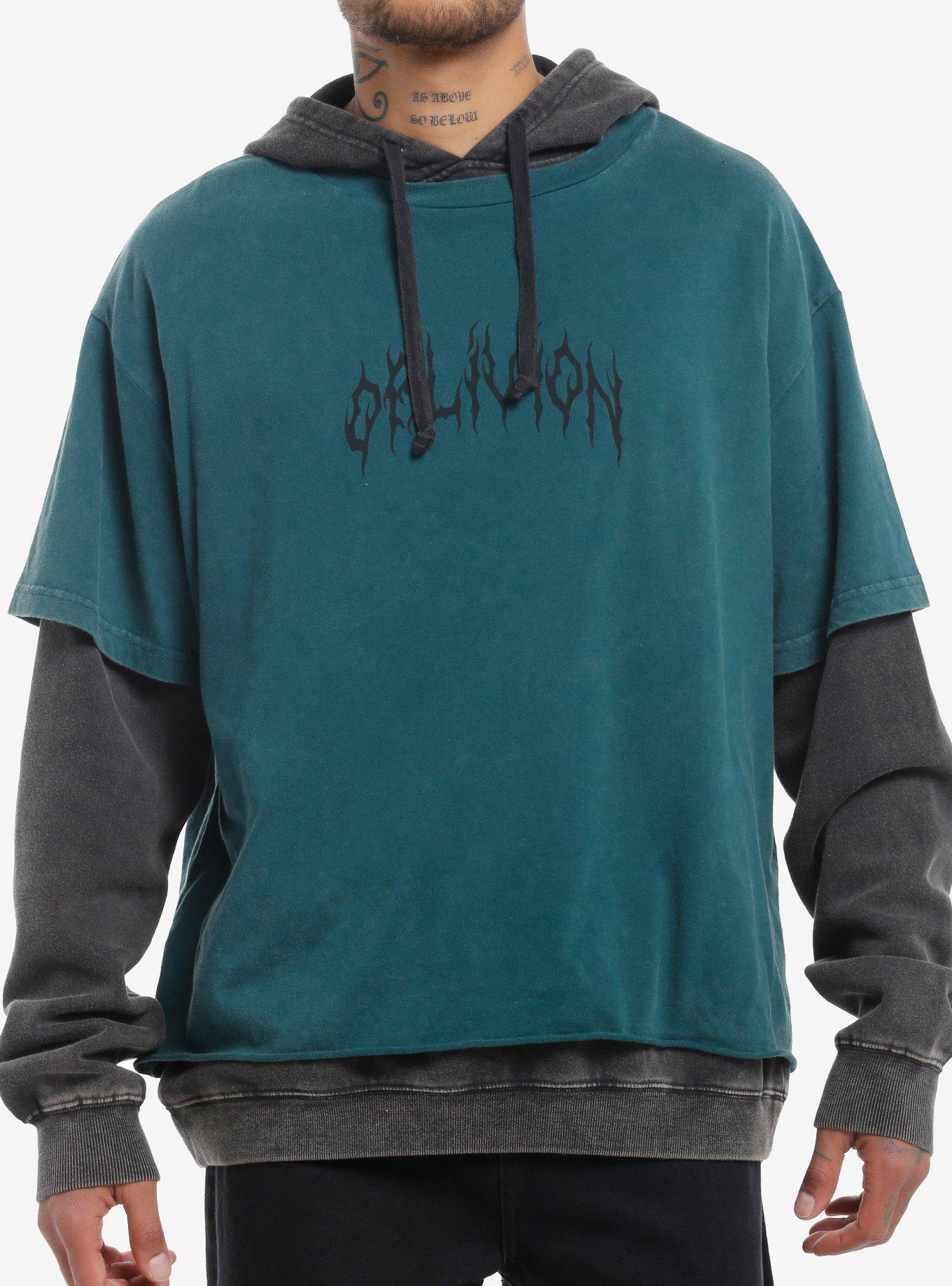 Oblivion Oversized Twofer Hoodie, , hi-res